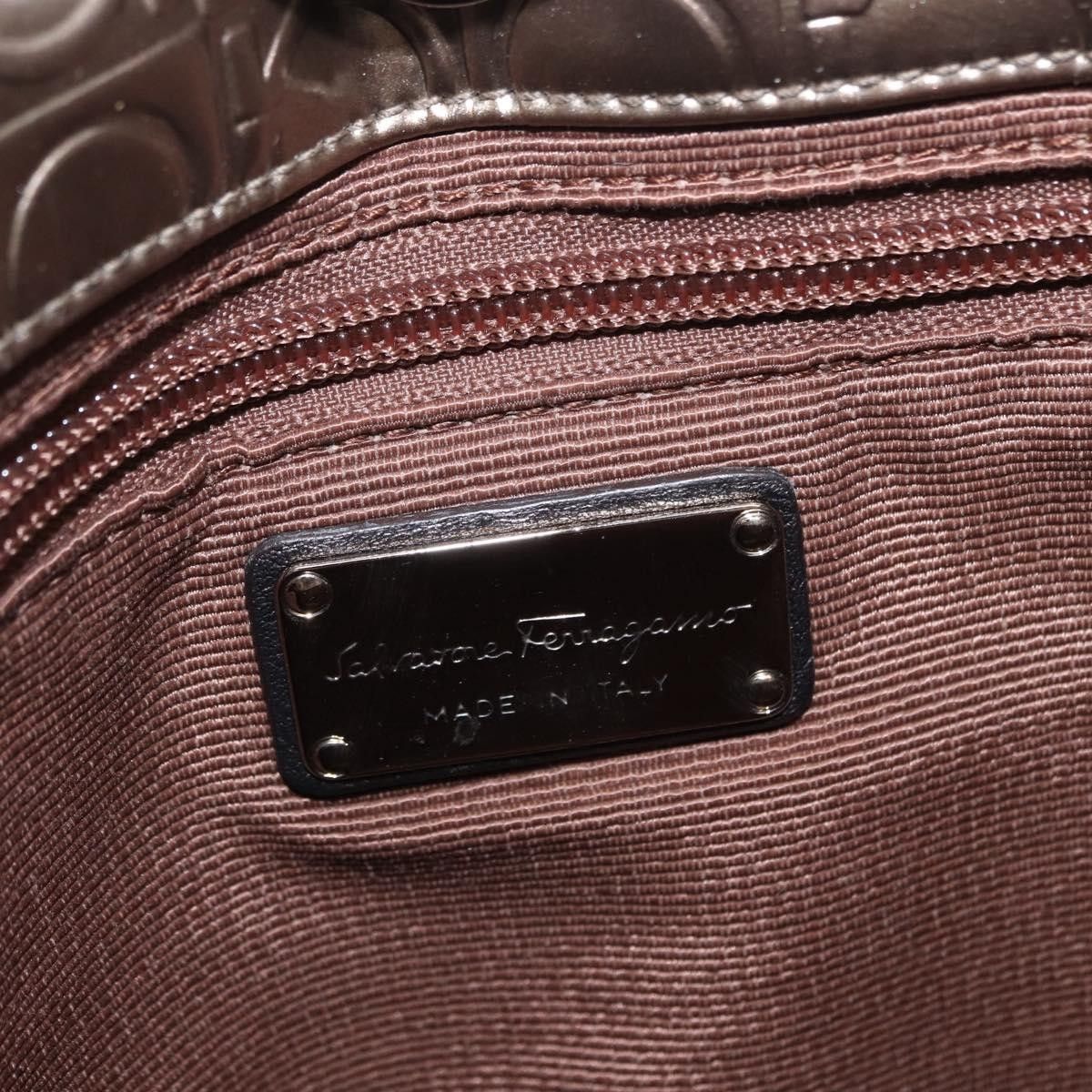 Salvatore Ferragamo Salvatore Ferragamo Gancini Patent Leather Size ONE SIZE - 6 Thumbnail