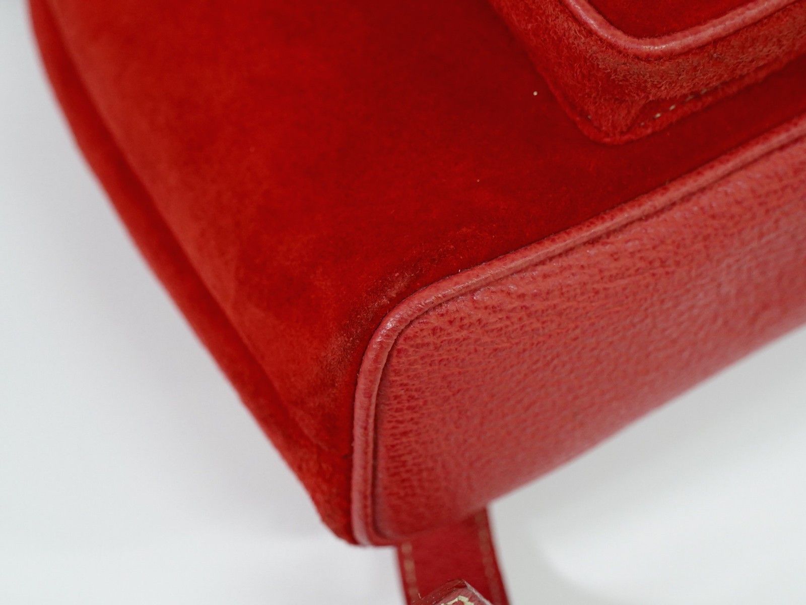 Gucci Gucci Vintage Bamboo Backpack Suede Size ONE SIZE - 6 Thumbnail