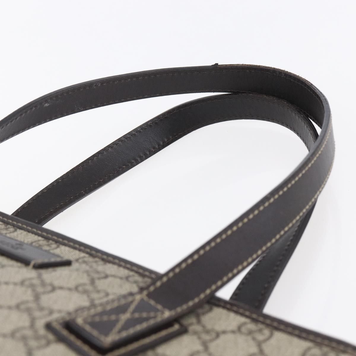Gucci Gucci Plus Tote GG Coated Canvas with Leather Size ONE SIZE - 8 Thumbnail