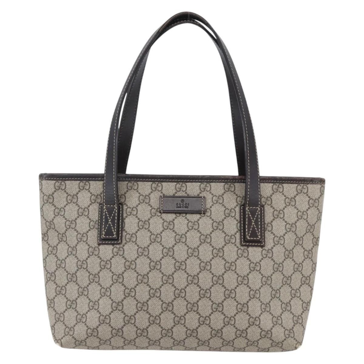 Gucci Gucci Plus Tote GG Coated Canvas with Leather Size ONE SIZE - 13 Thumbnail