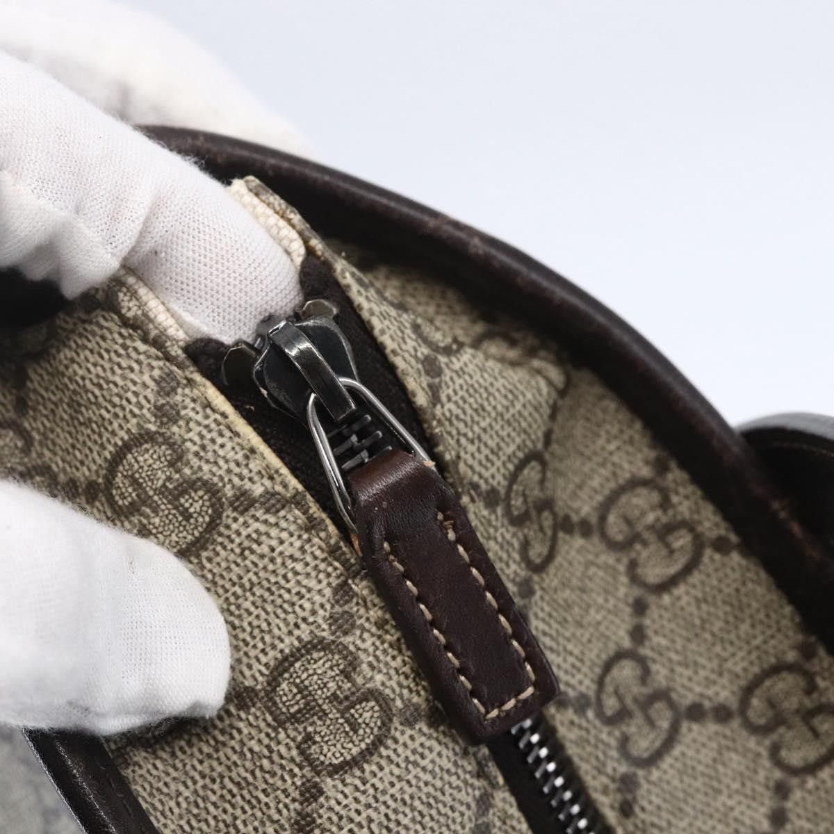 Gucci Gucci Plus Tote GG Coated Canvas with Leather Size ONE SIZE - 10 Thumbnail