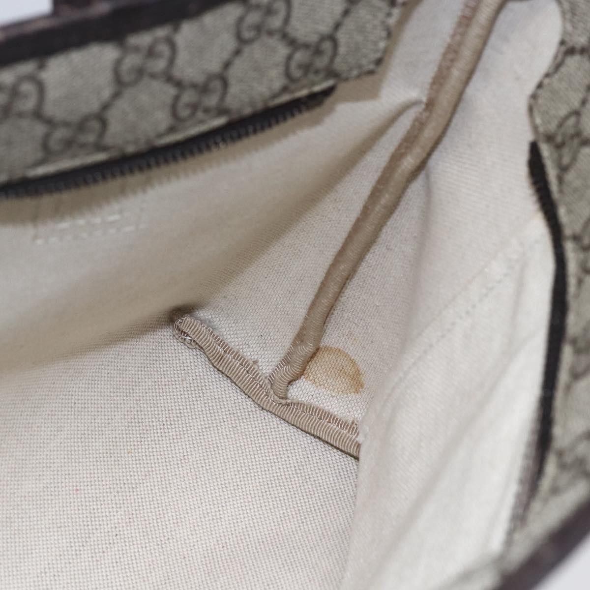 Gucci Gucci Plus Tote GG Coated Canvas with Leather Size ONE SIZE - 19 Thumbnail