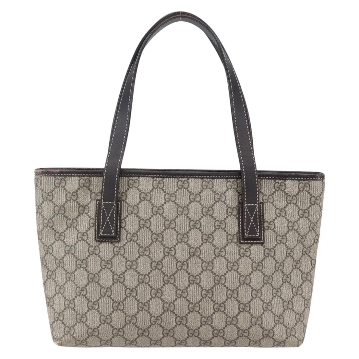 Gucci Gucci Plus Tote GG Coated Canvas with Leather Size ONE SIZE - 2 Thumbnail