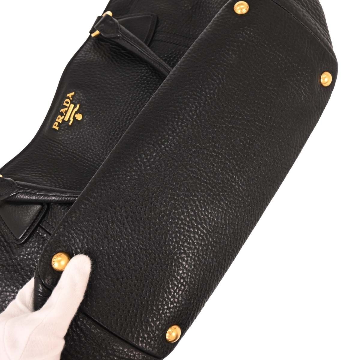 Prada Prada Side Pocket Convertible Tote Vitello Daino Size ONE SIZE - 3 Thumbnail