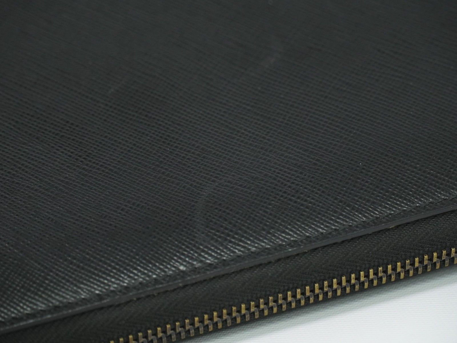 Prada Prada Zip Around Tab Wallet Saffiano Leather Size ONE SIZE - 11 Thumbnail