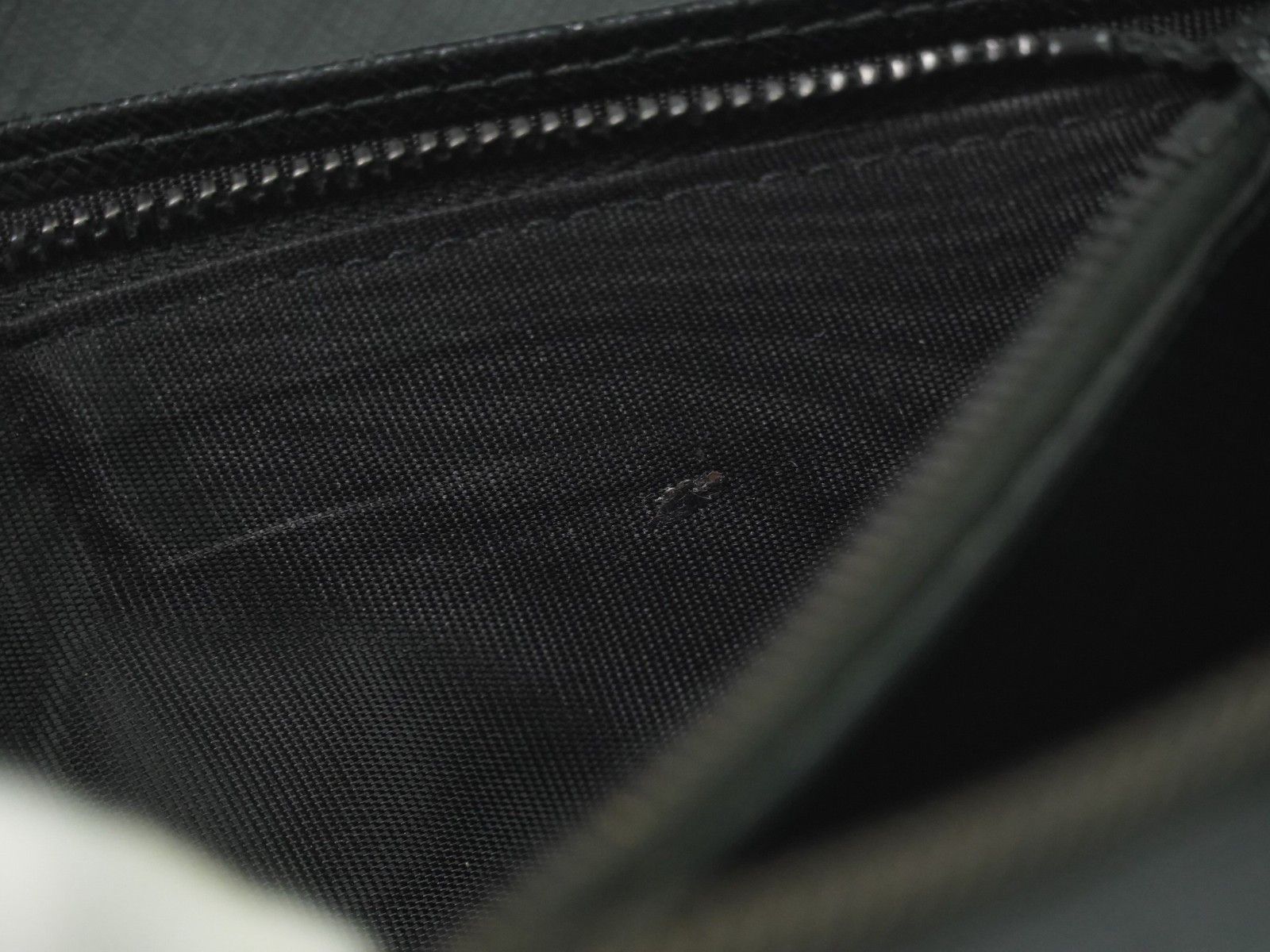 Prada Prada Zip Around Tab Wallet Saffiano Leather Size ONE SIZE - 15 Thumbnail