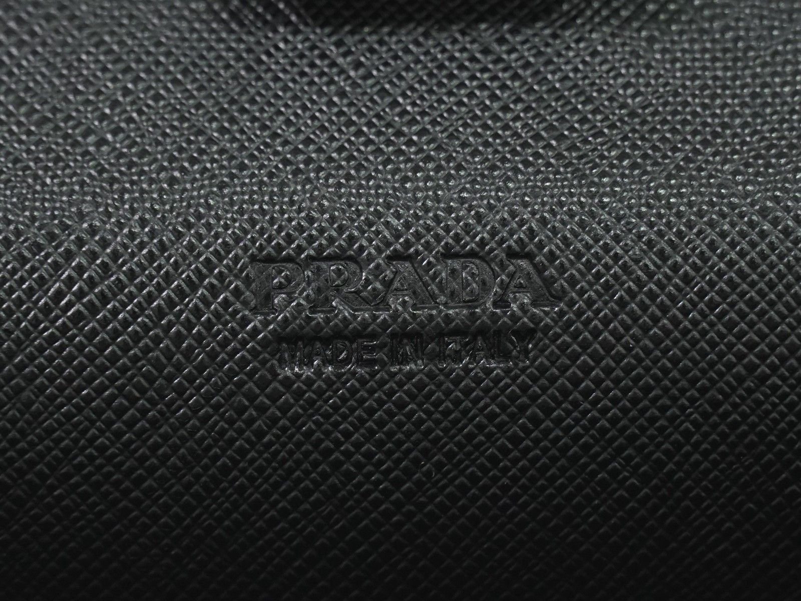 Prada Prada Zip Around Tab Wallet Saffiano Leather Size ONE SIZE - 4 Thumbnail