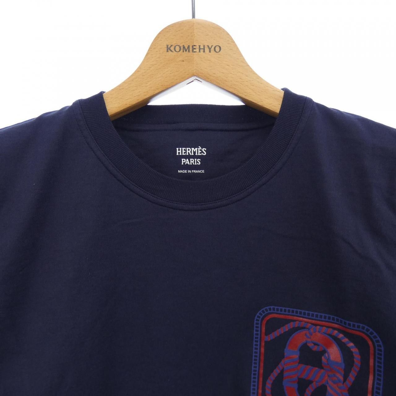 Hermes Hermes Hermès CANOE/CARTOUCHE38 T-shirt Cotton T-Shirts DUTY FREE for USA Size ONE SIZE - 5 Thumbnail