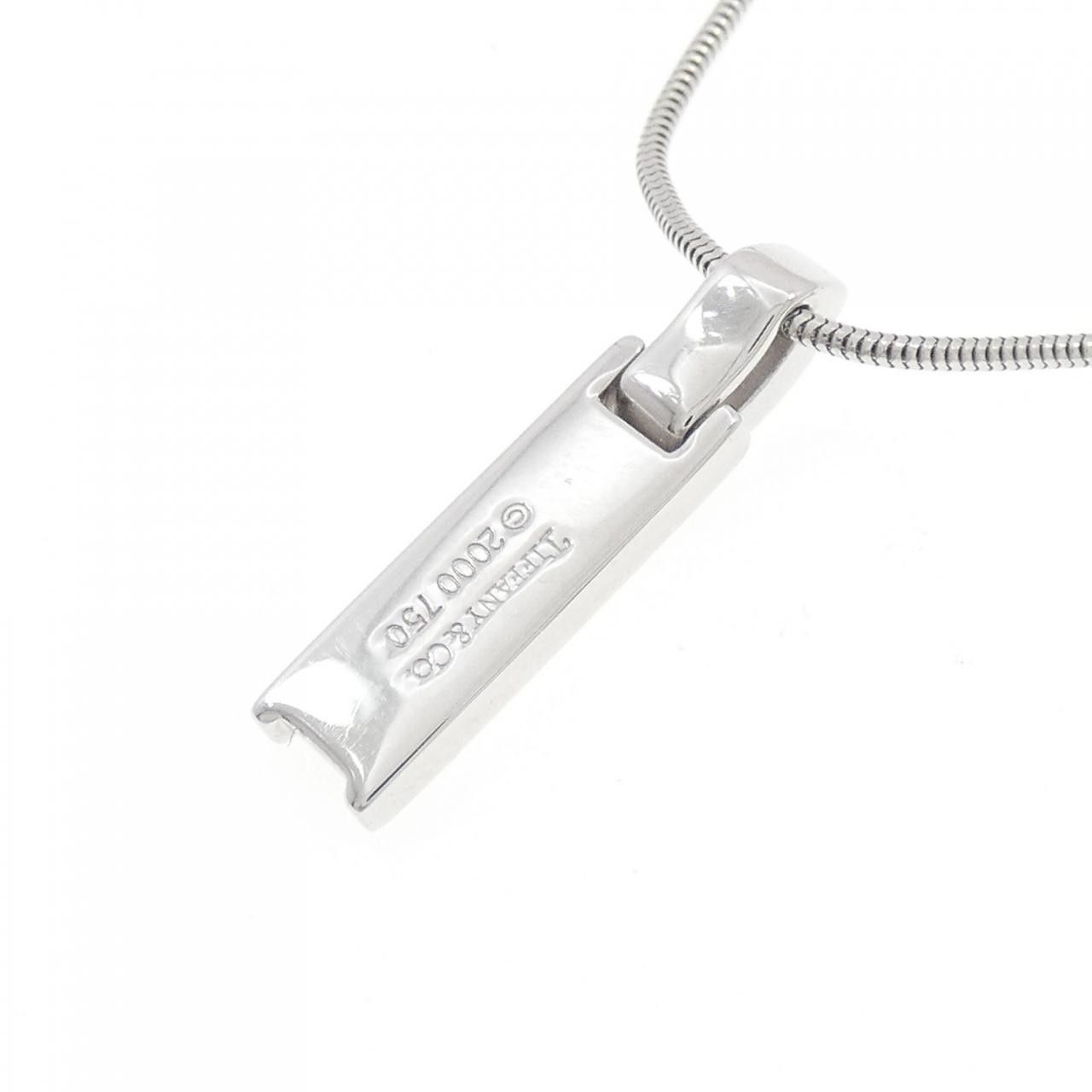Tiffany & Co. Tiffany & Co. Tiffany Atlas Au750 White Gold Diamond Necklace Calfskin Necklace DUTY FREE for USA Size ONE SIZE - 4 Thumbnail