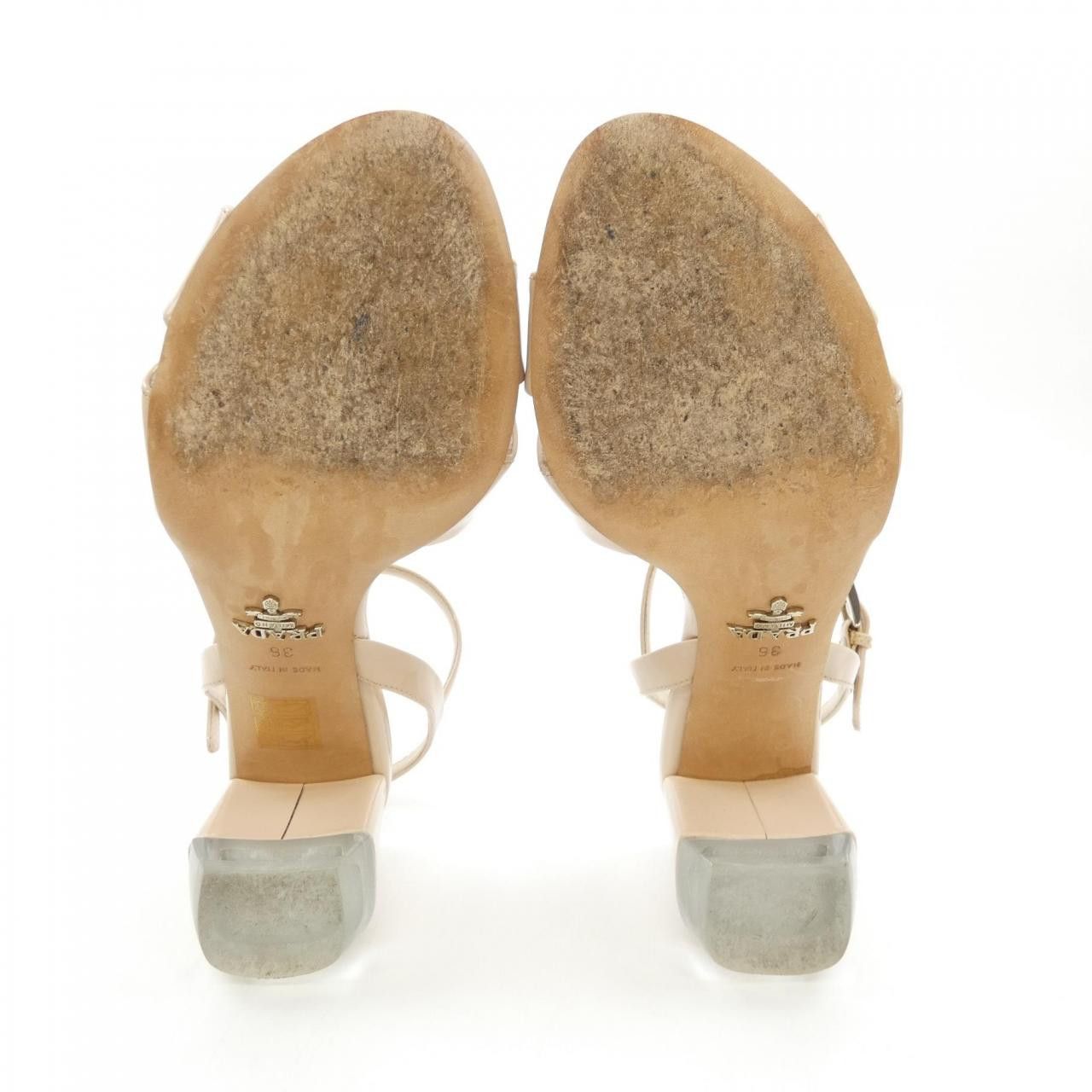 Prada Prada Prada Sandals Leather Shoes DUTY FREE for USA Size ONE SIZE - 4 Thumbnail