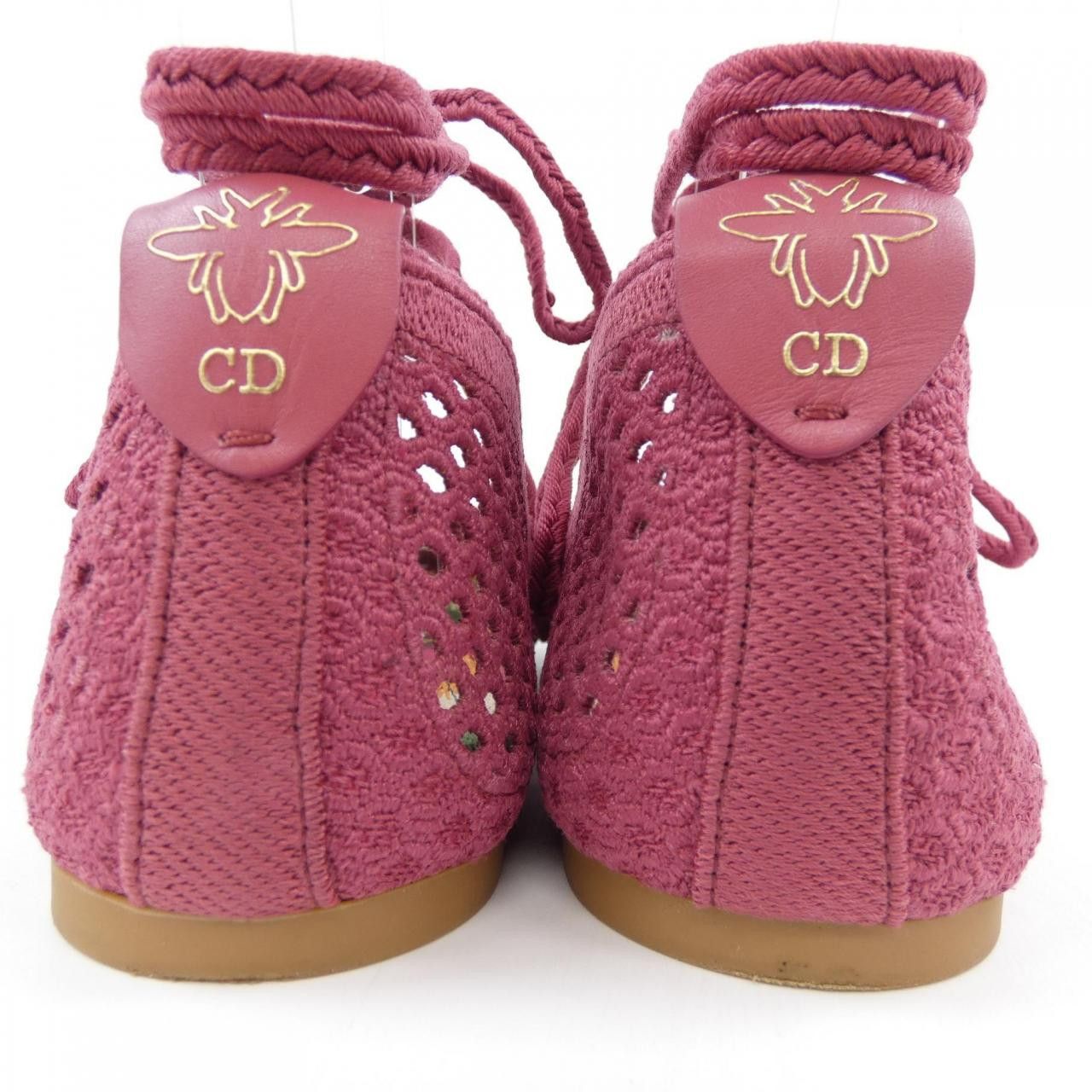 Dior Dior Christian Dior DIOR POEME Mesh Cotton Flat Shoes Cotton Shoes KCB687EMD DUTY FREE for USA Size ONE SIZE - 5 Thumbnail