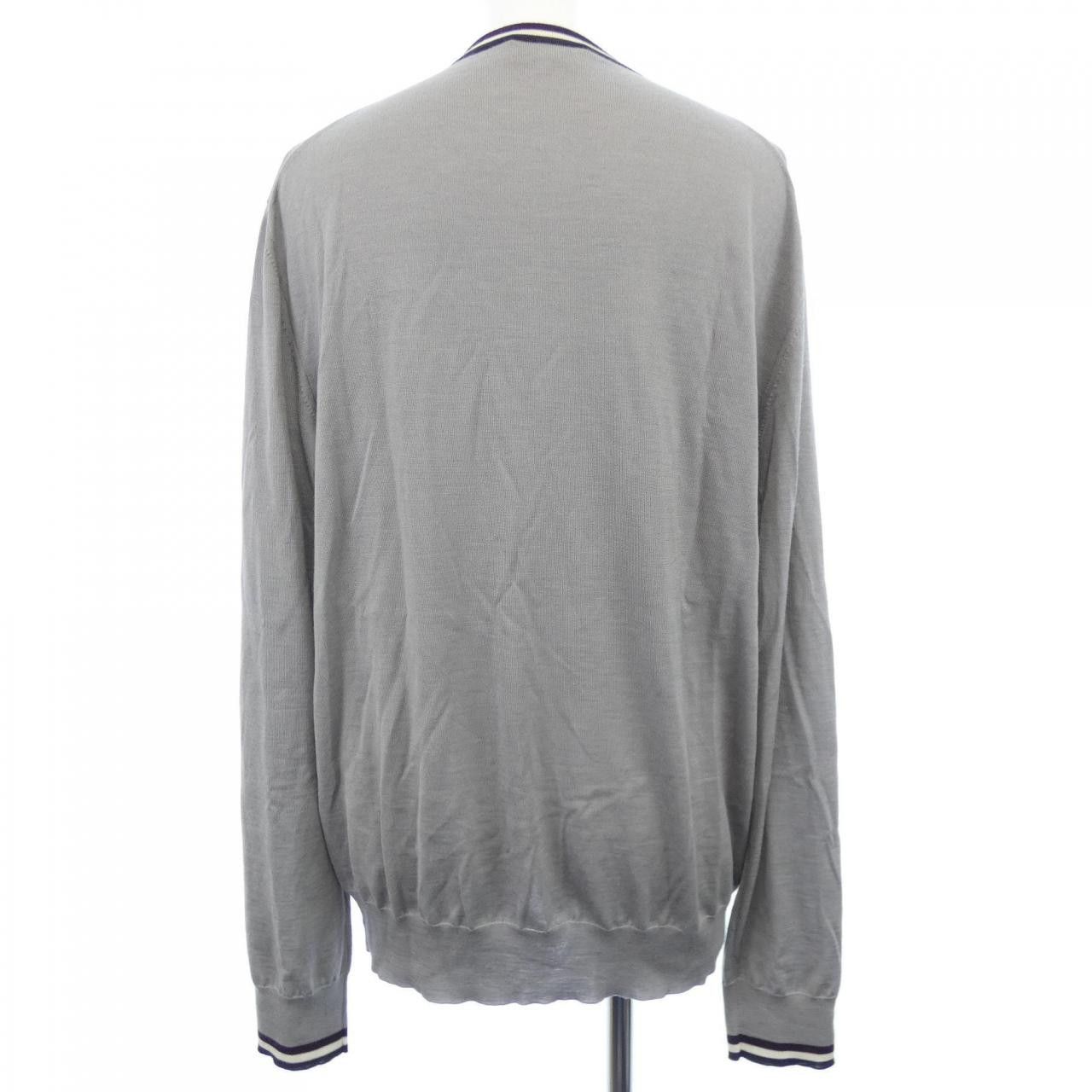 Hermes Hermes Hermes Rayures & Twist Silk Cashmere Knit XL Others Tops DUTY FREE for USA Size ONE SIZE - 2 Thumbnail