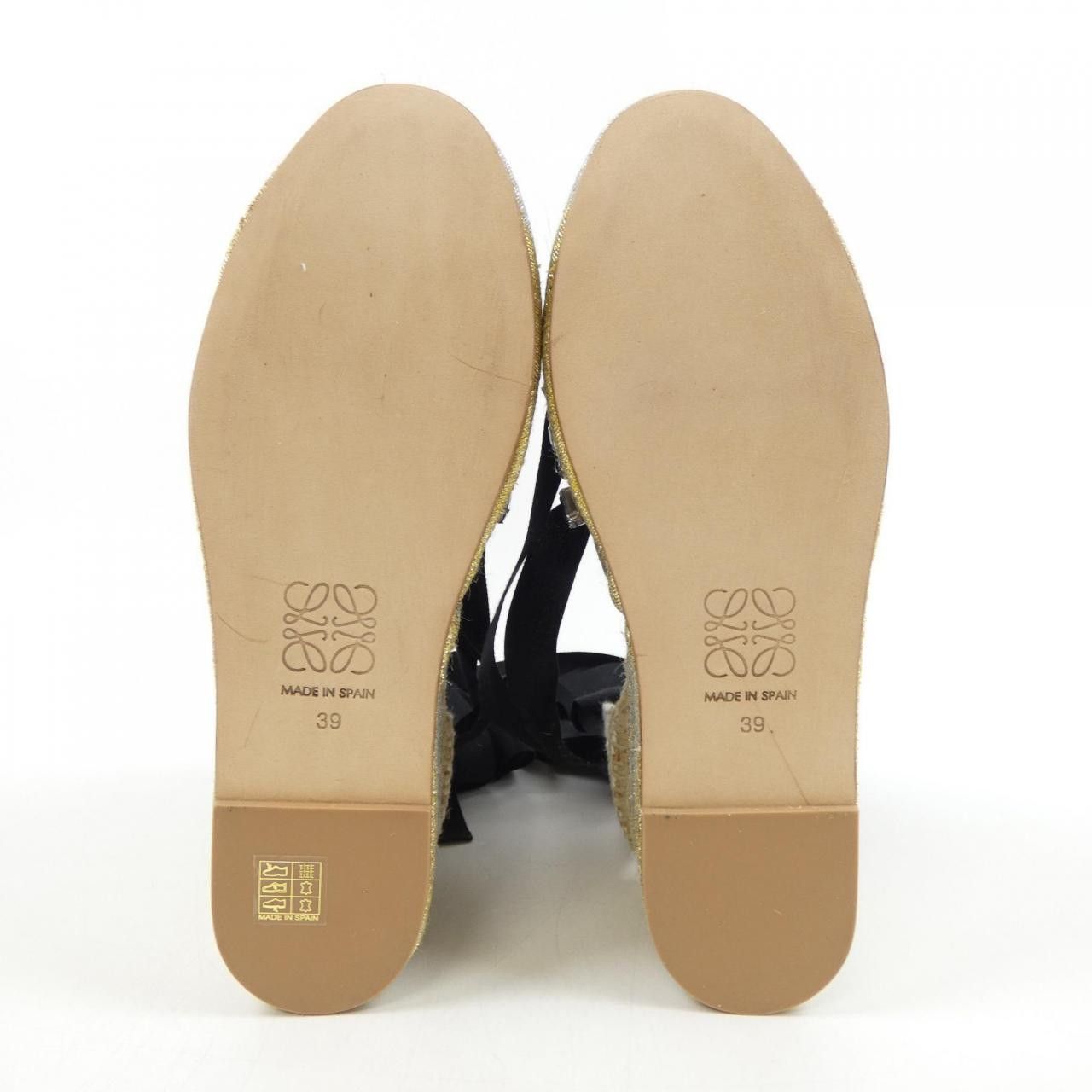 Loewe Loewe Loewe WEDGE ESPADRILLE Sandals Leather Shoes DUTY FREE for USA Size ONE SIZE - 4 Thumbnail