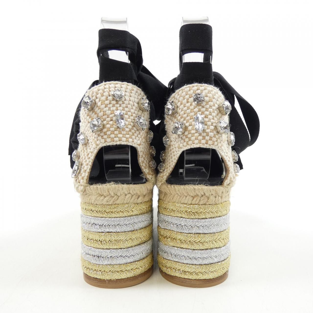 Loewe Loewe Loewe WEDGE ESPADRILLE Sandals Leather Shoes DUTY FREE for USA Size ONE SIZE - 5 Thumbnail