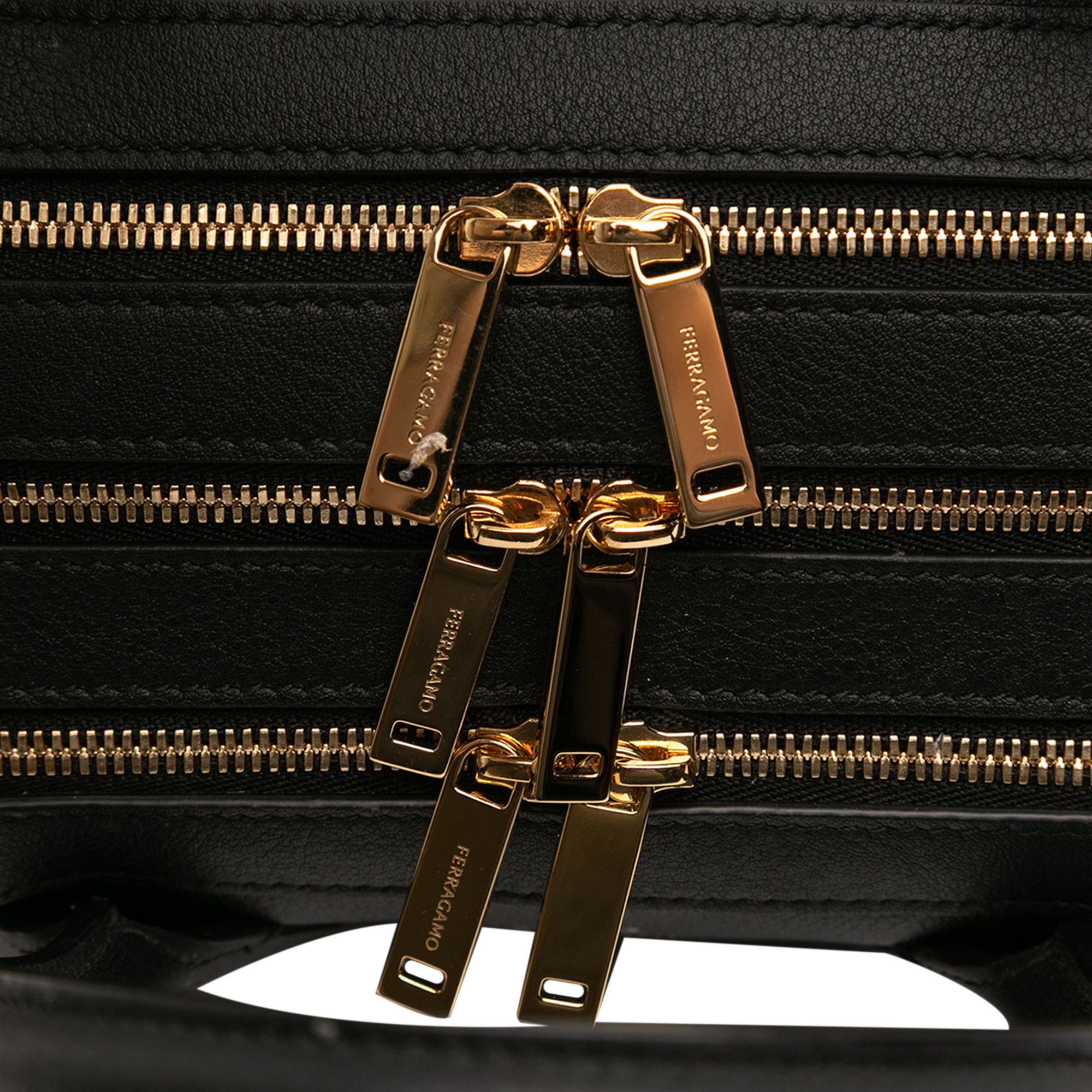 Salvatore Ferragamo Salvatore Ferragamo Mini Leather Star Satchel Size ONE SIZE - 7 Thumbnail