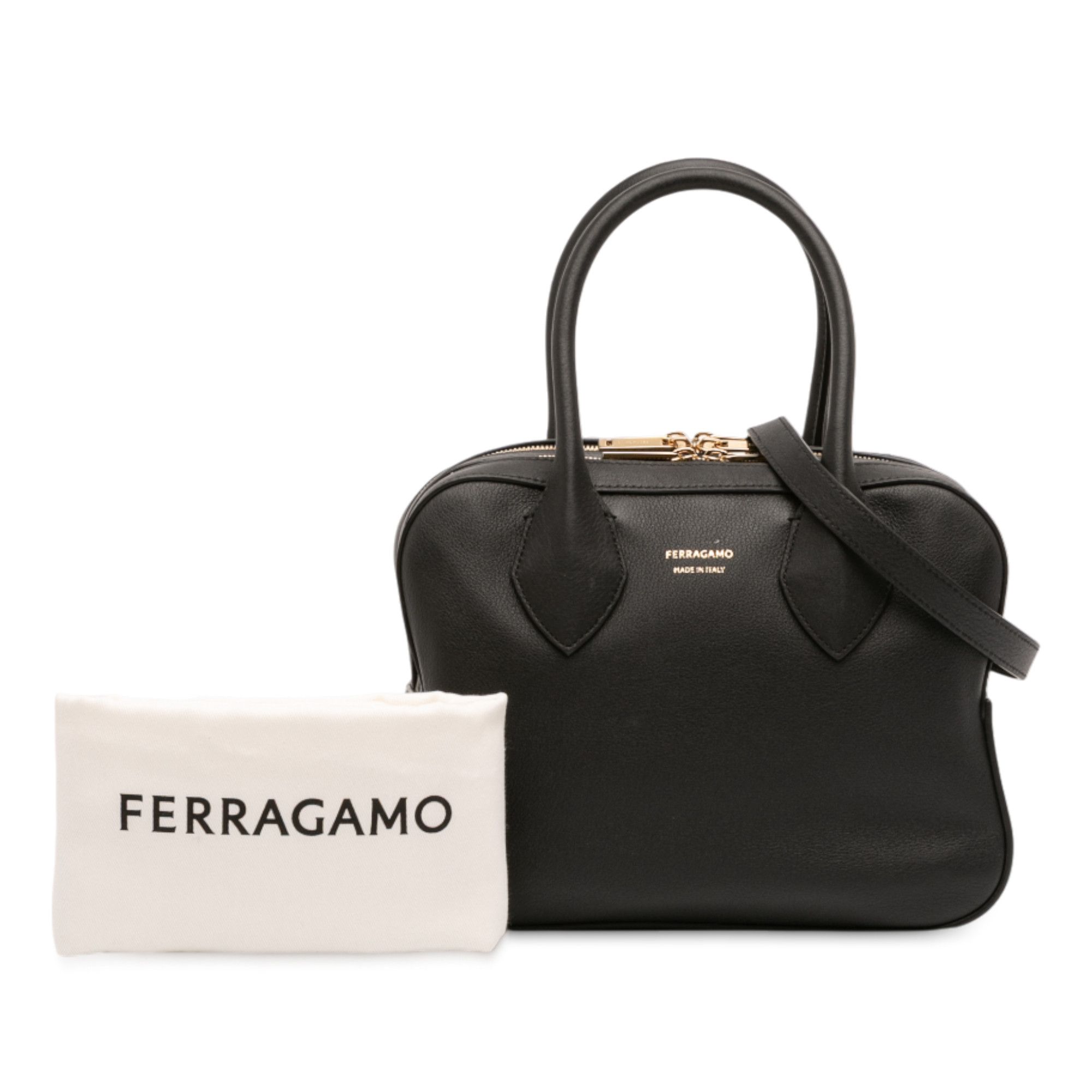 Salvatore Ferragamo Salvatore Ferragamo Mini Leather Star Satchel Size ONE SIZE - 12 Thumbnail