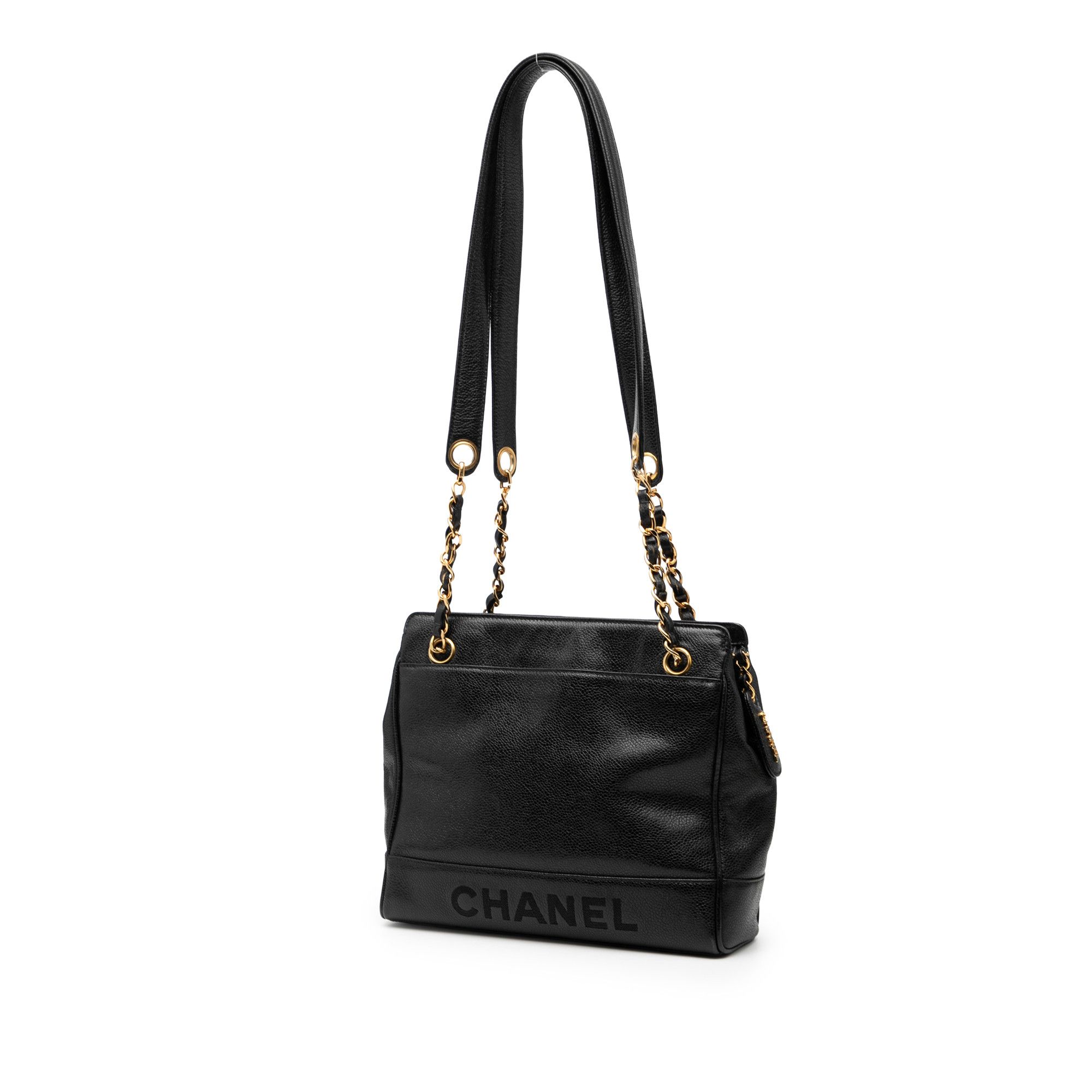Chanel Chanel Caviar Logo Chain Shoulder Bag Size ONE SIZE - 2 Thumbnail