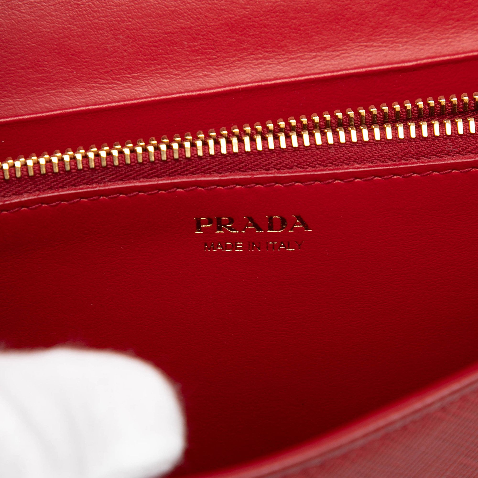 Prada Prada Saffiano Wallet on Strap Size ONE SIZE - 5 Thumbnail