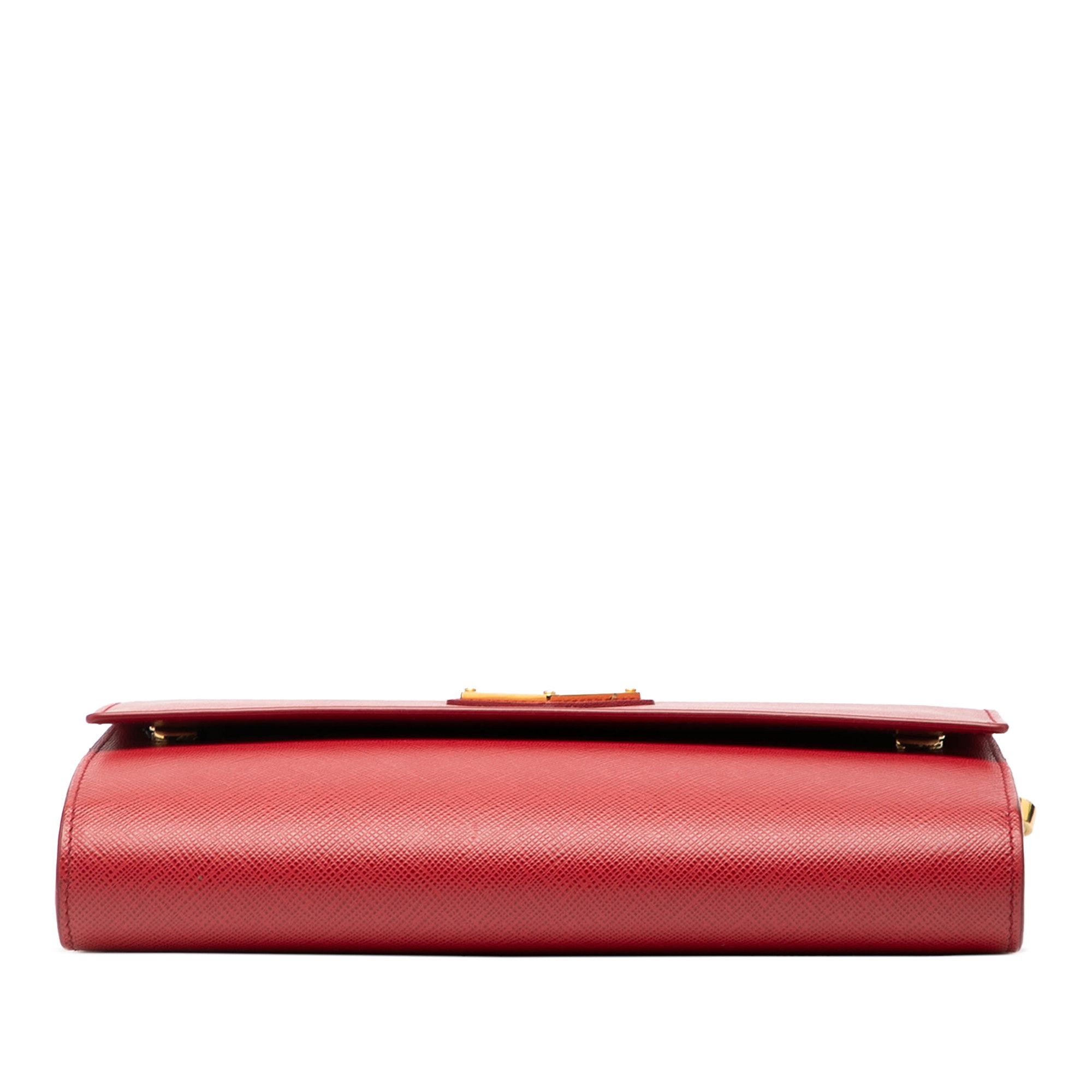 Prada Prada Saffiano Wallet on Strap Size ONE SIZE - 3 Thumbnail