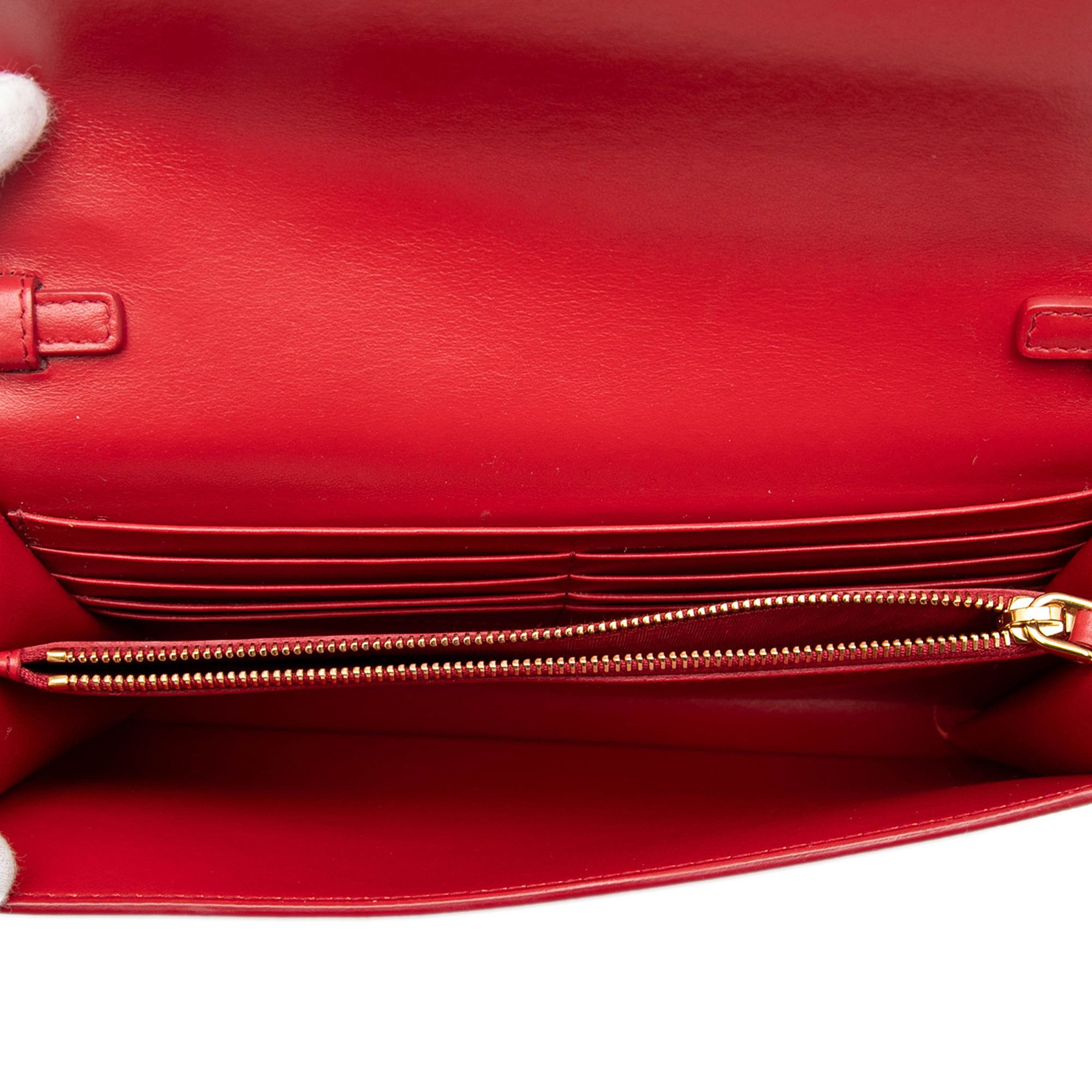 Prada Prada Saffiano Wallet on Strap Size ONE SIZE - 4 Thumbnail