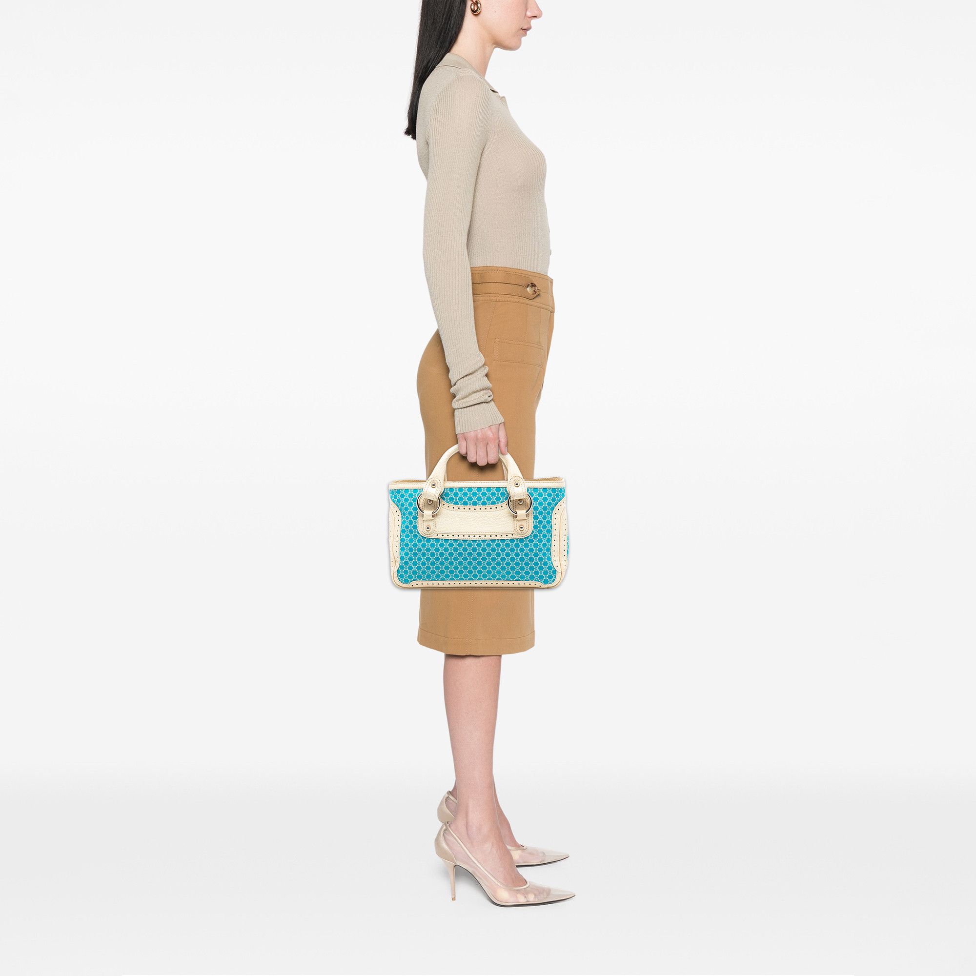 Celine Celine Macadam Canvas Boogie Handbag Size ONE SIZE - 7 Thumbnail