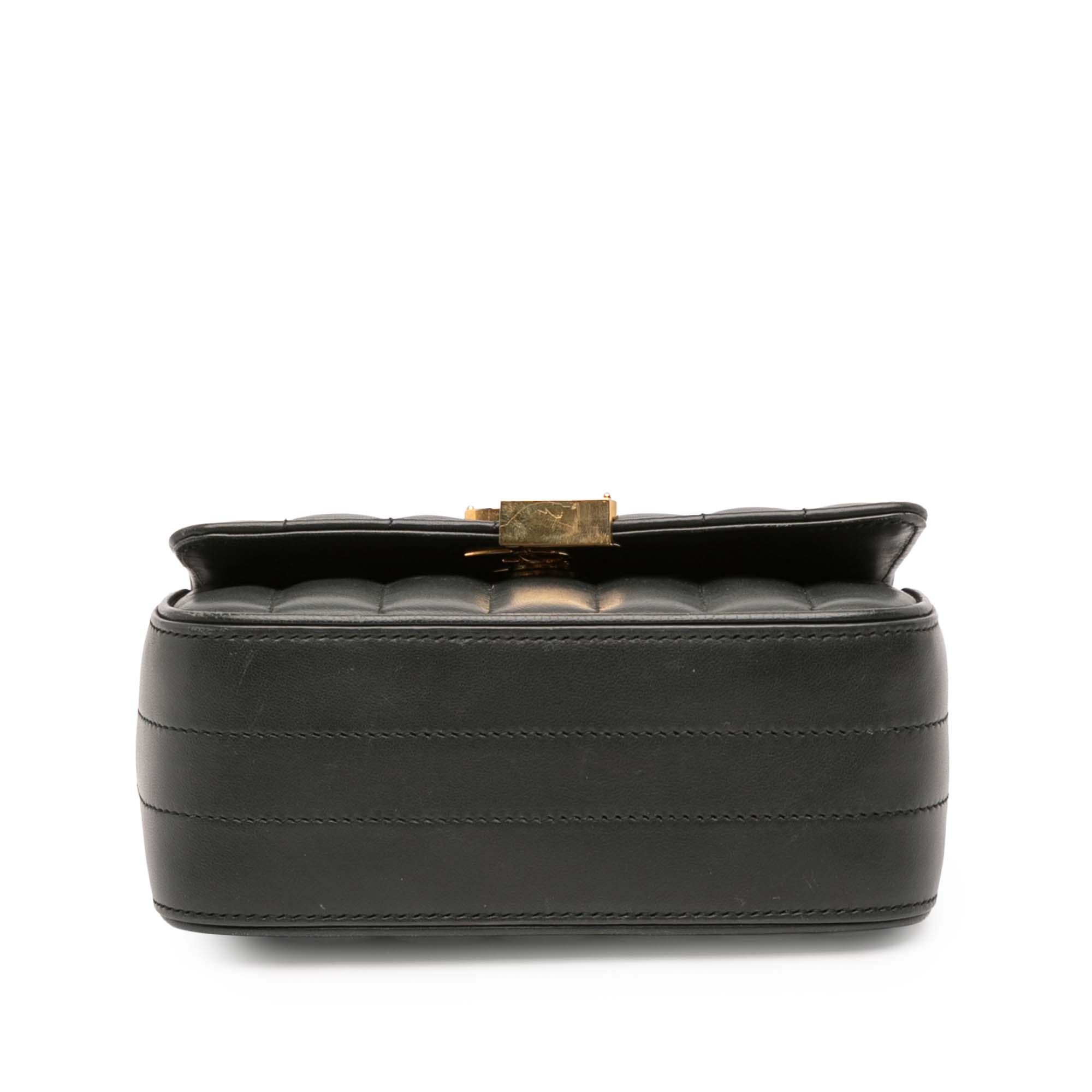 Yves Saint Laurent Yves Saint Laurent Small Lambskin Monogram Vicky Chain Bag Size ONE SIZE - 3 Thumbnail