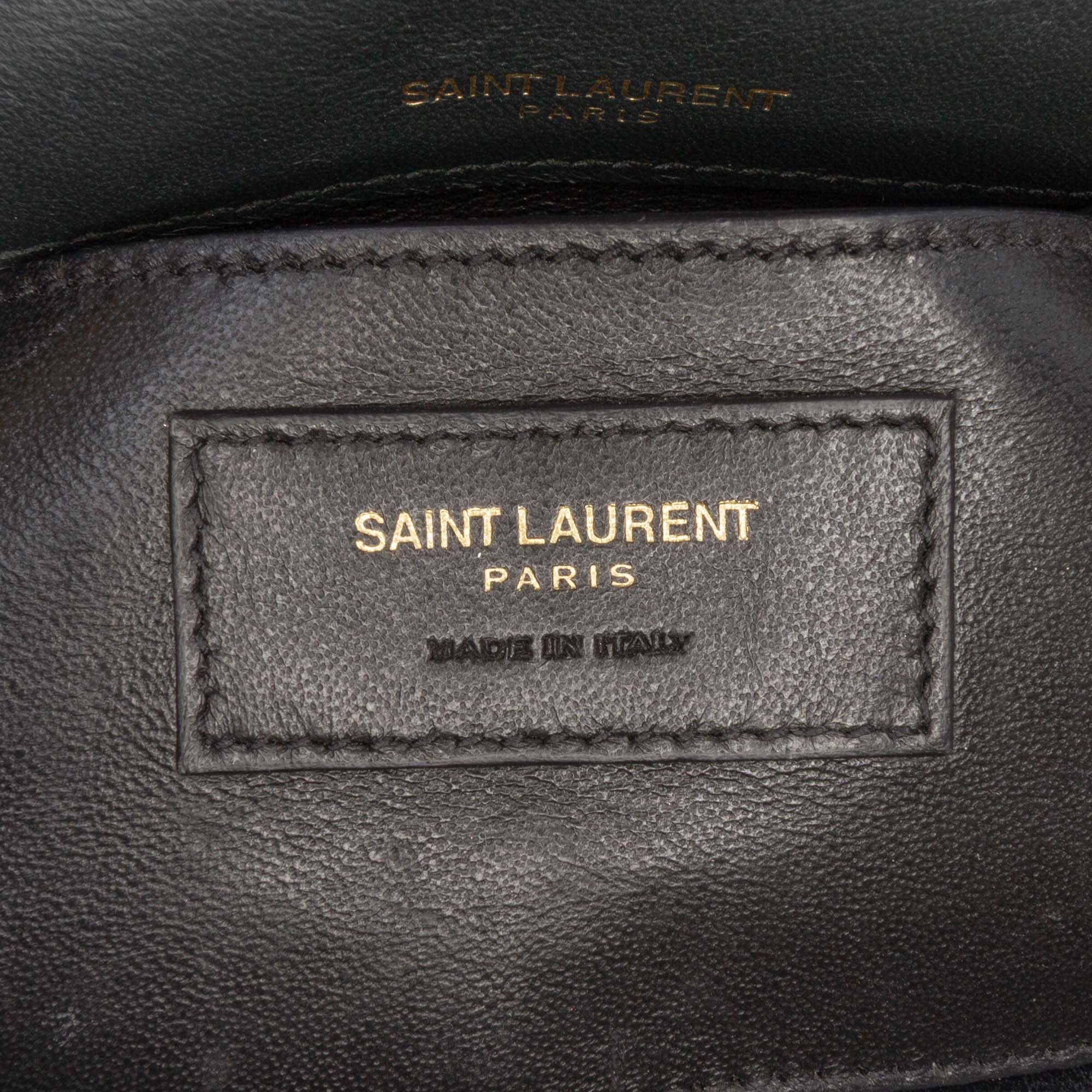 Yves Saint Laurent Yves Saint Laurent Small Lambskin Monogram Vicky Chain Bag Size ONE SIZE - 5 Thumbnail