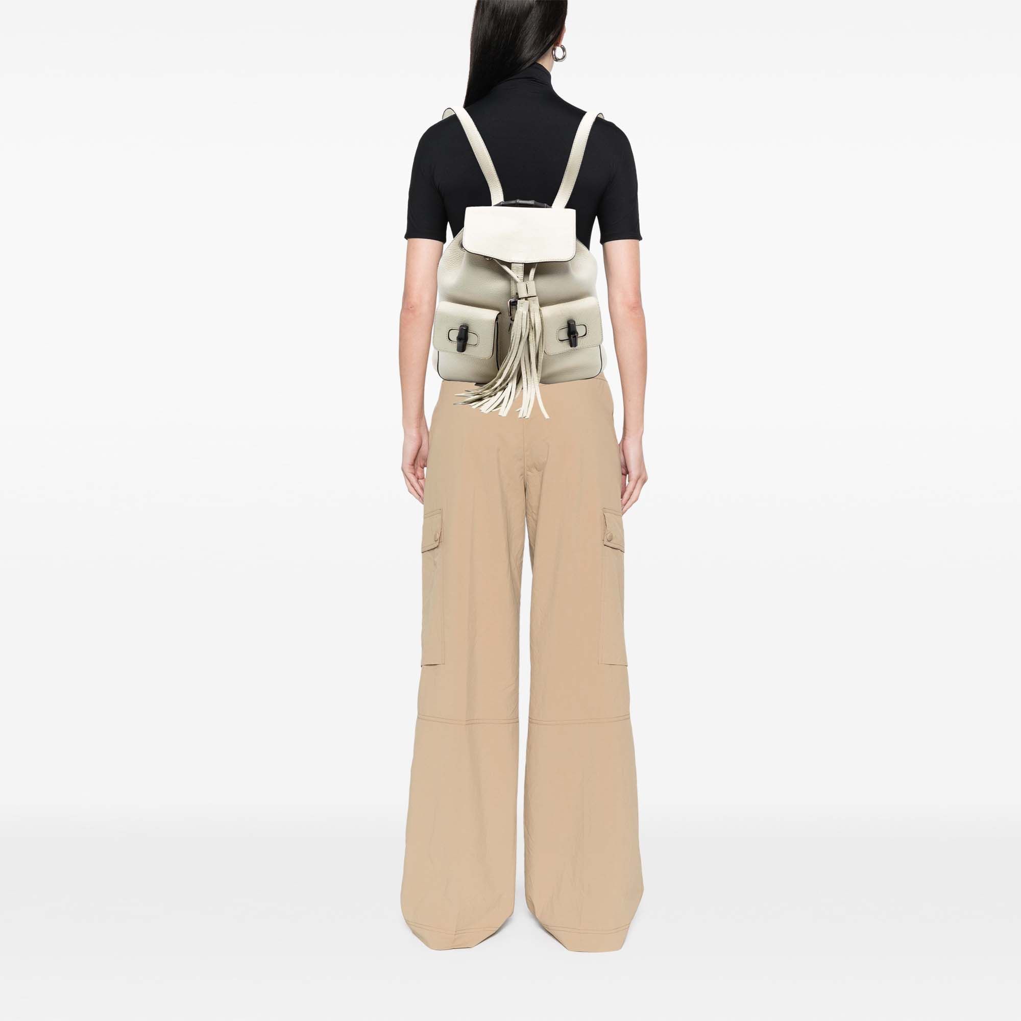 Gucci Gucci Leather Bamboo Tassel Backpack Size ONE SIZE - 7 Thumbnail