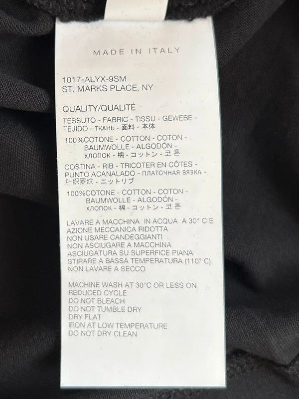 1017 ALYX 9SM T-shirt Size US S / EU 44-46 / 1 - 7 Thumbnail
