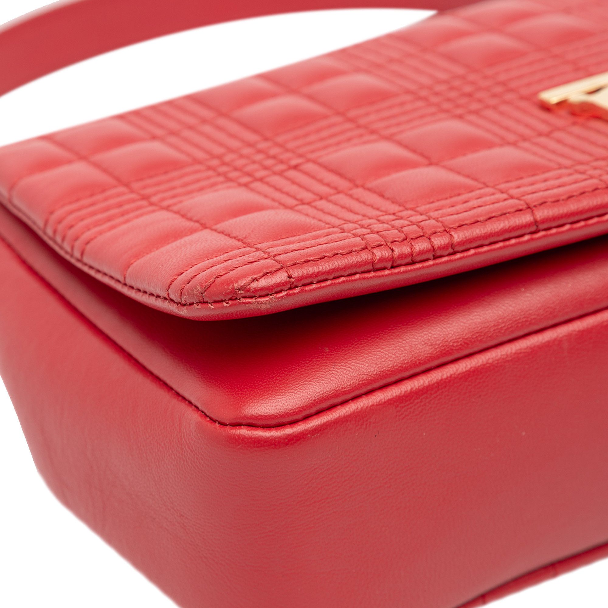 Burberry Burberry Small Quilted Lambskin Lola Crossbody Size ONE SIZE - 7 Thumbnail
