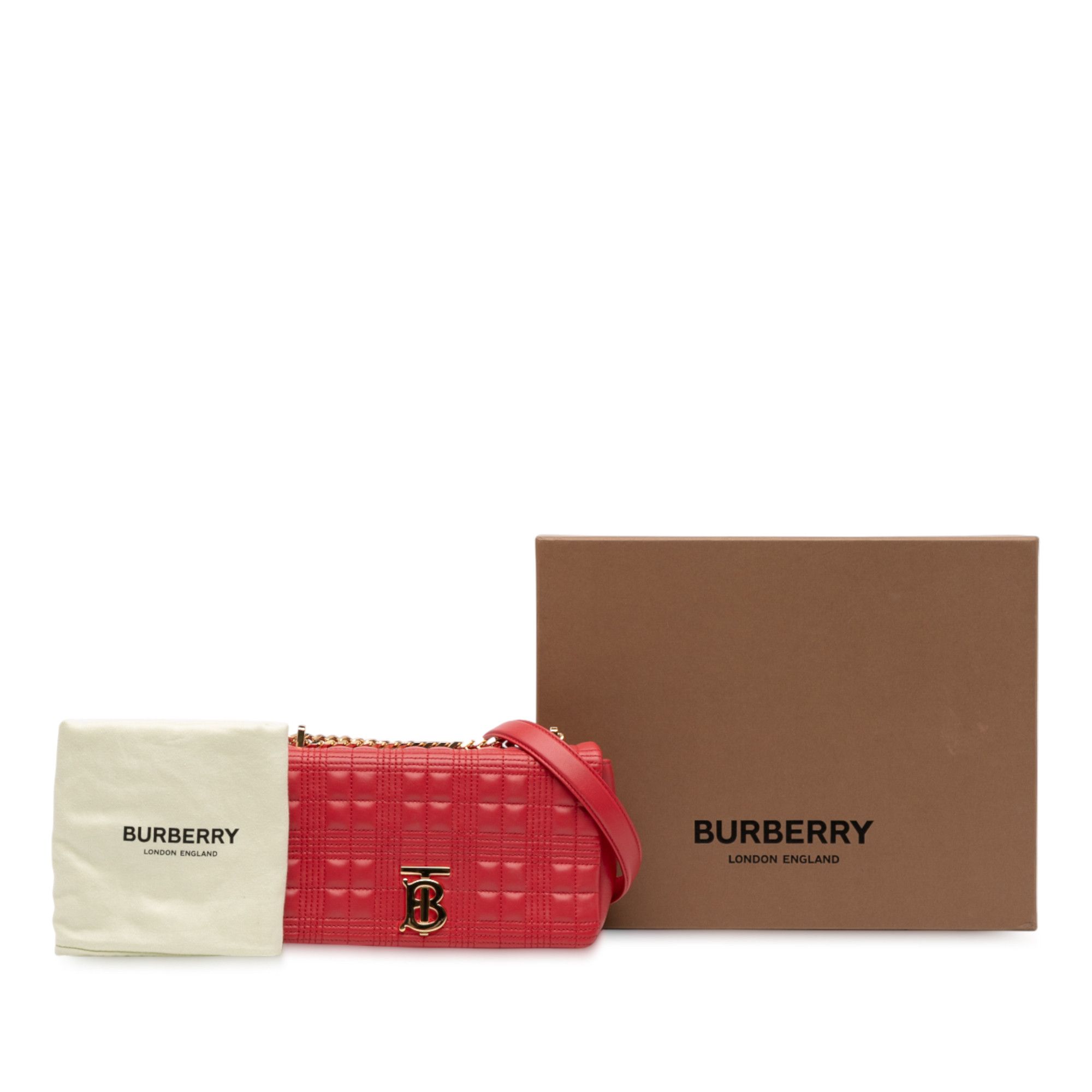 Burberry Burberry Small Quilted Lambskin Lola Crossbody Size ONE SIZE - 12 Thumbnail