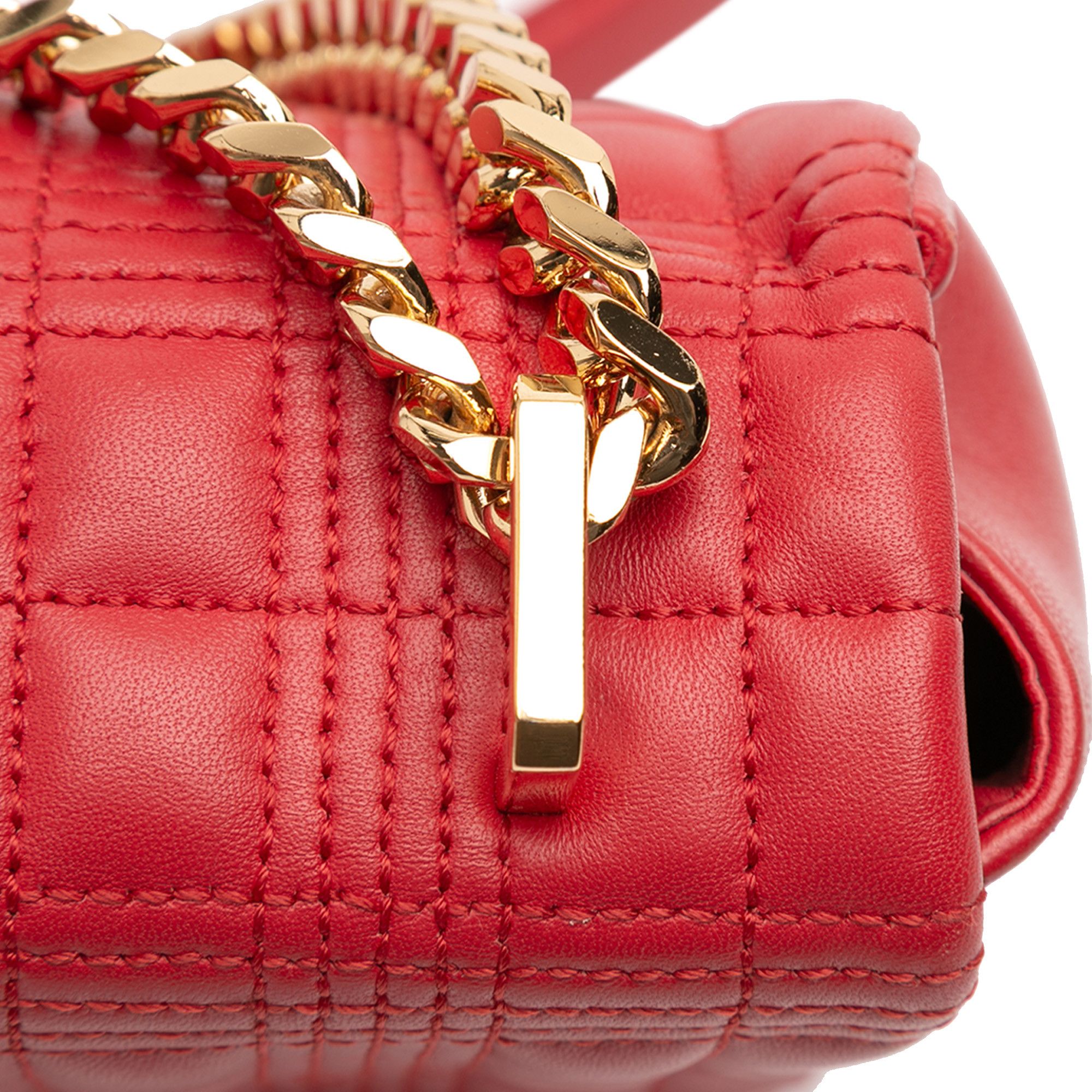 Burberry Burberry Small Quilted Lambskin Lola Crossbody Size ONE SIZE - 8 Thumbnail