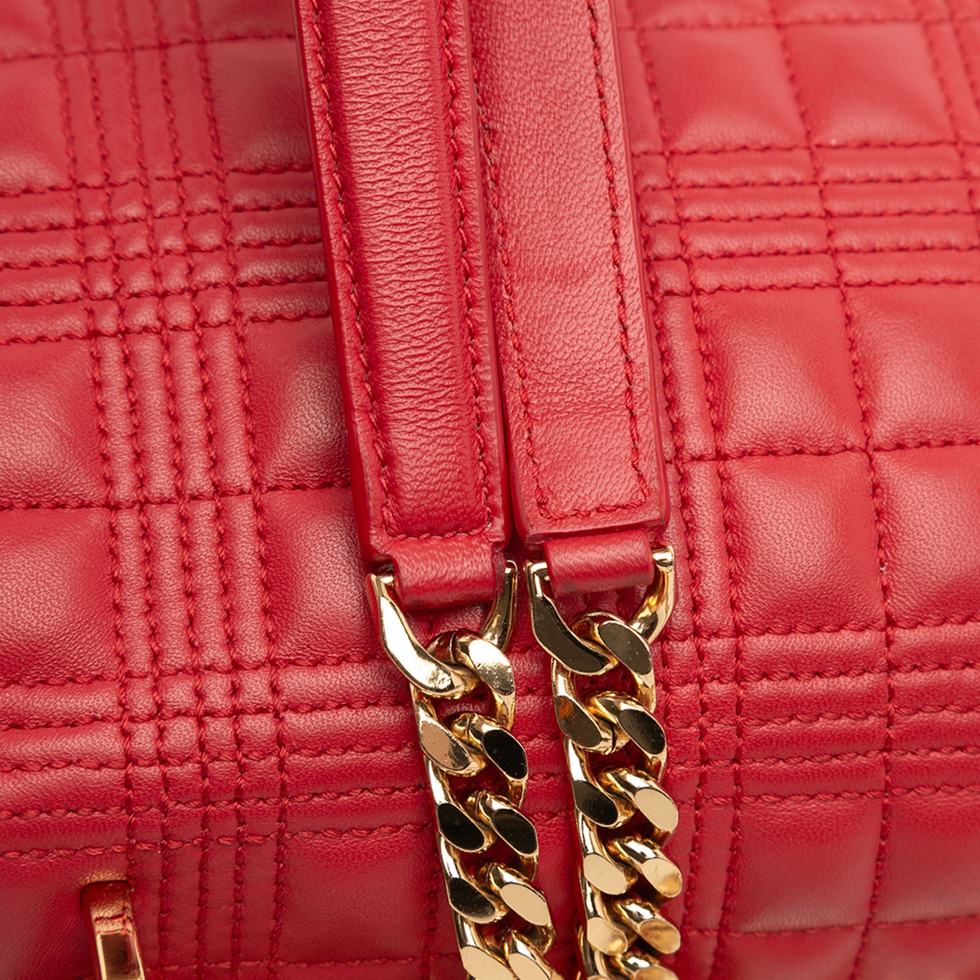 Burberry Burberry Small Quilted Lambskin Lola Crossbody Size ONE SIZE - 10 Thumbnail