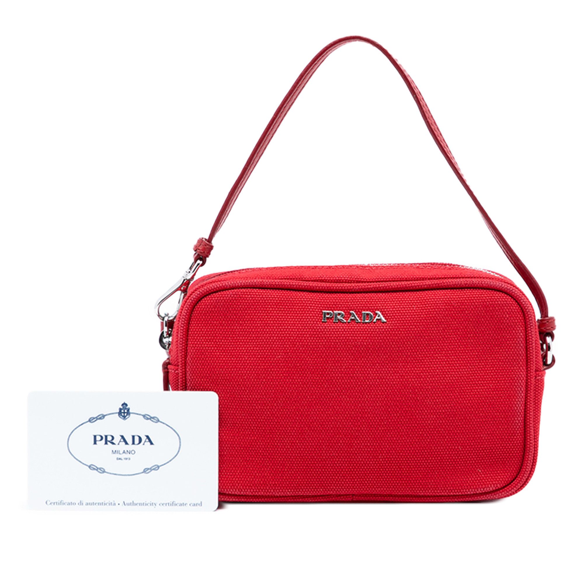 Prada Prada Canvas Canapa Pouch Size ONE SIZE - 7 Thumbnail