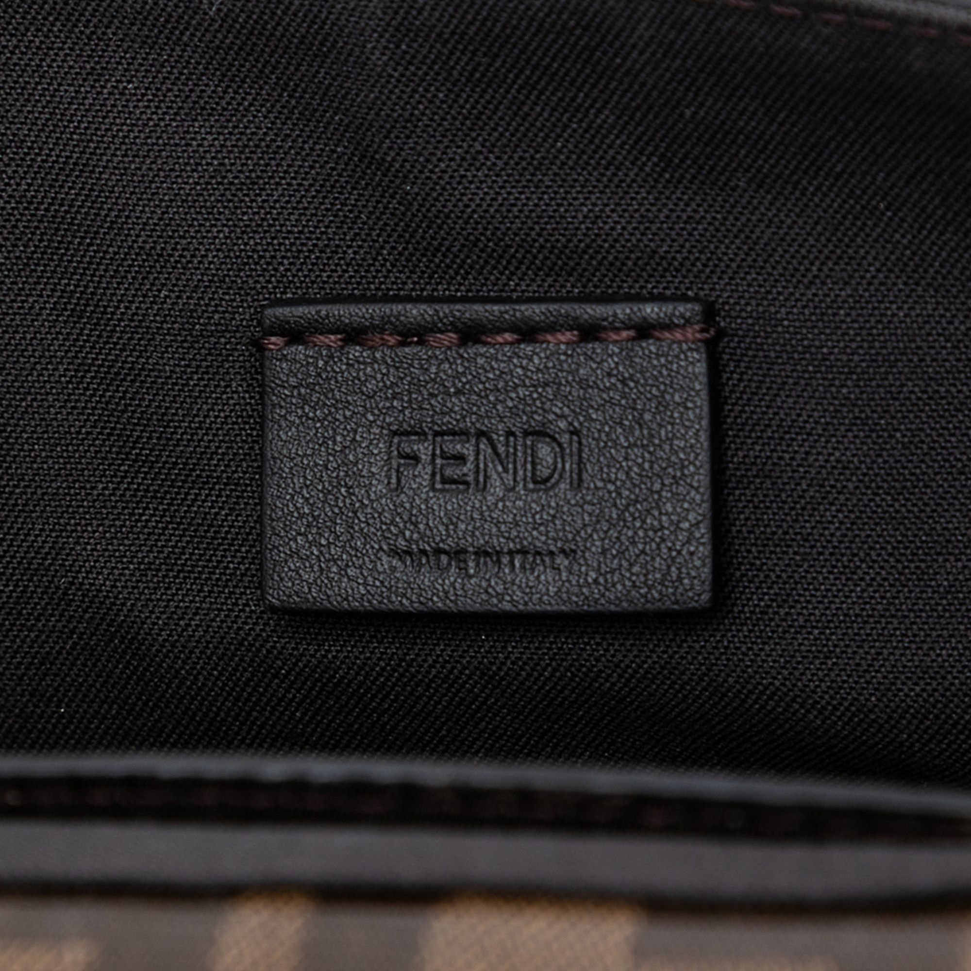 Fendi Fendi Mini Zucca Glazed Fabric Cage Baguette Satchel Size ONE SIZE - 5 Thumbnail