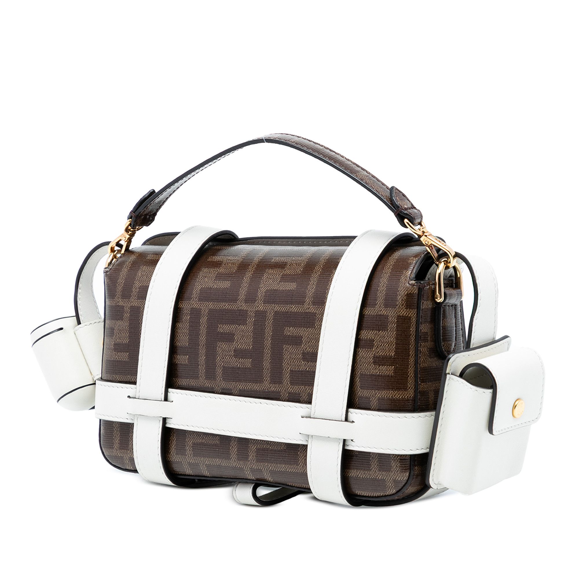 Fendi Fendi Mini Zucca Glazed Fabric Cage Baguette Satchel Size ONE SIZE - 2 Thumbnail