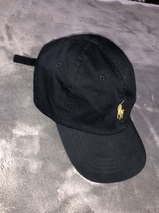 Ralph lauren cheap cap black gold