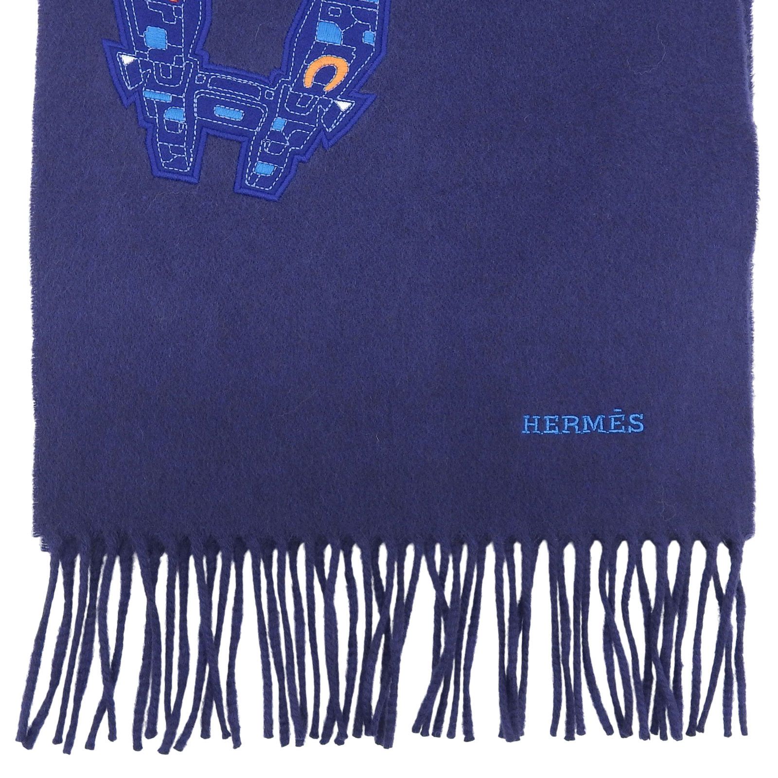 Hermes Hermes Hermès IMPRIME HERMES ODYSEE Cashmere Scarf Others Scarf DUTY FREE for USA Size ONE SIZE - 4 Thumbnail