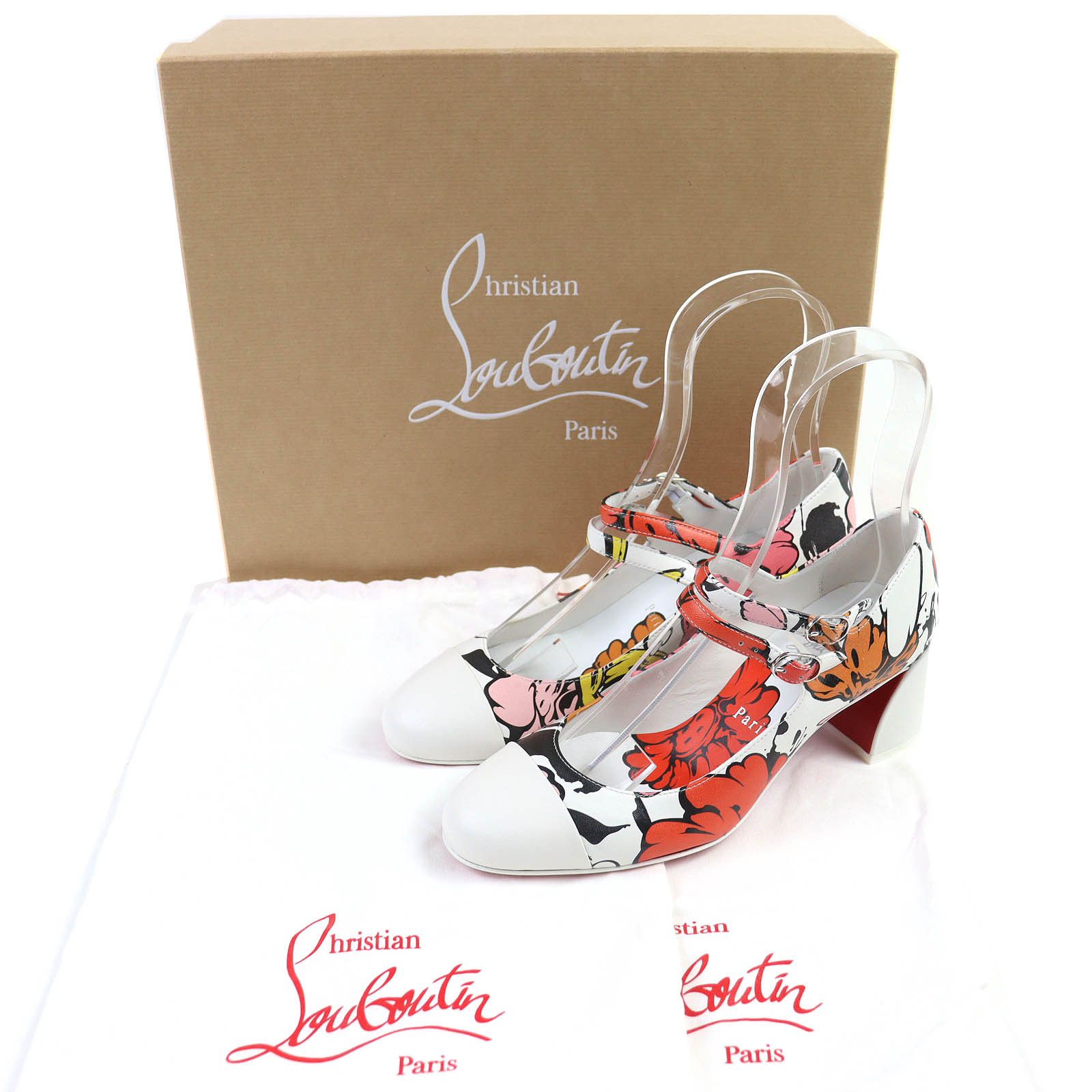 Christian Louboutin Christian Louboutin Christian Louboutin SHUN SUDO Leather Pumps Leather Shoes DUTY FREE for USA Size ONE SIZE - 2 Thumbnail