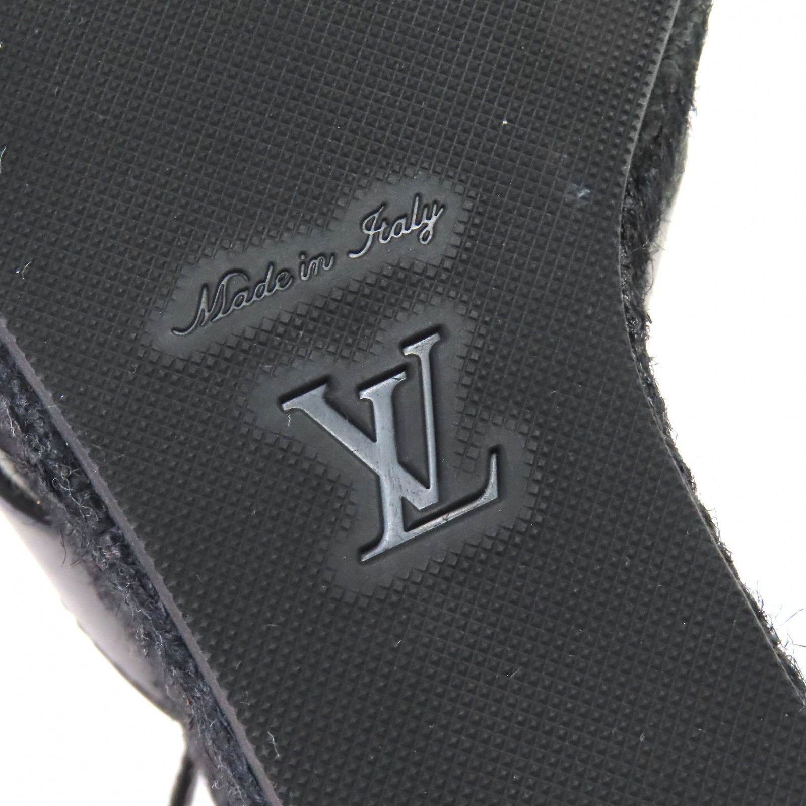 Louis Vuitton Louis Vuitton Louis Vuitton Espadrille Wedge Sandals Leather Shoes DUTY FREE for USA Size ONE SIZE - 13 Thumbnail