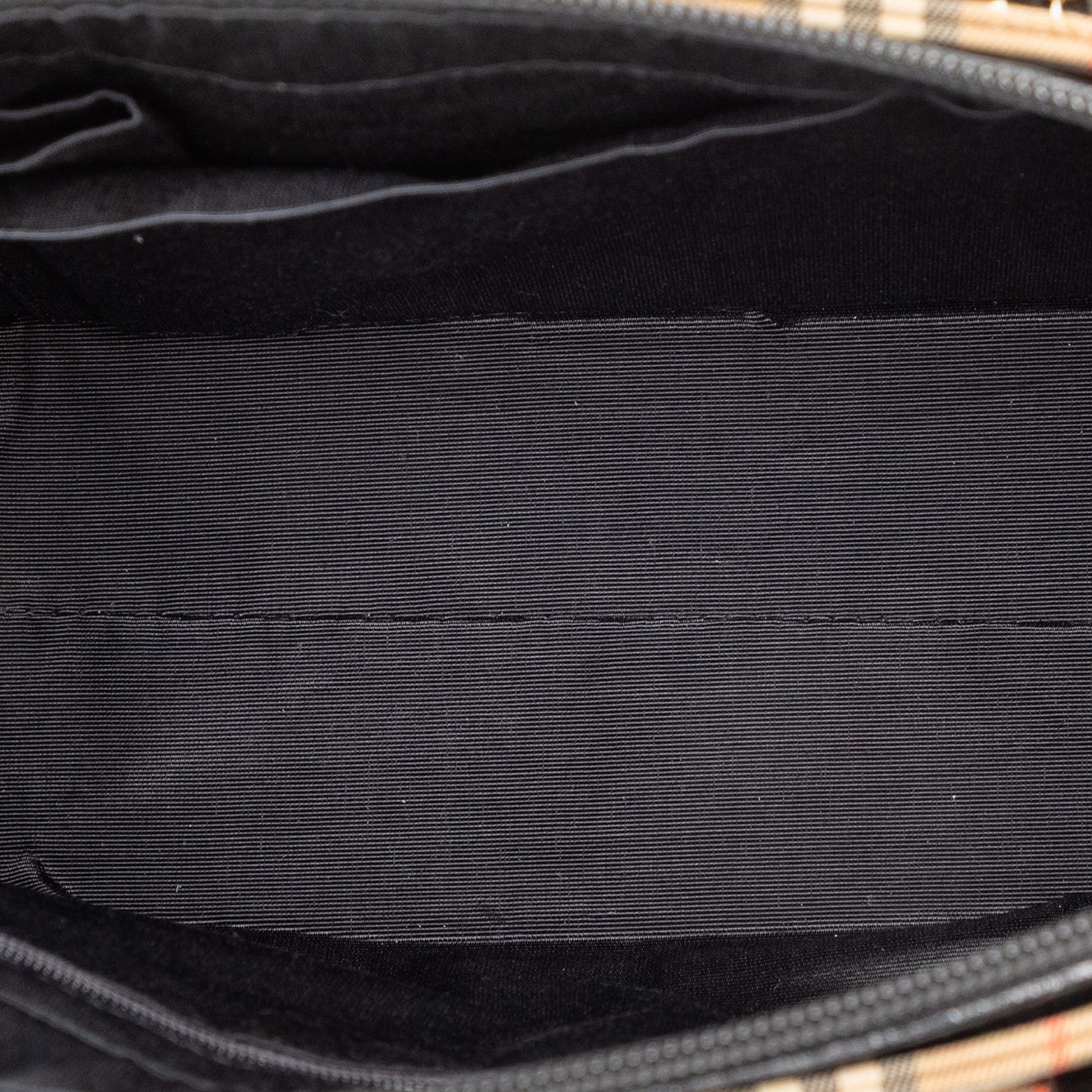 Burberry Burberry Haymarket Check Canvas Tote Size ONE SIZE - 4 Thumbnail