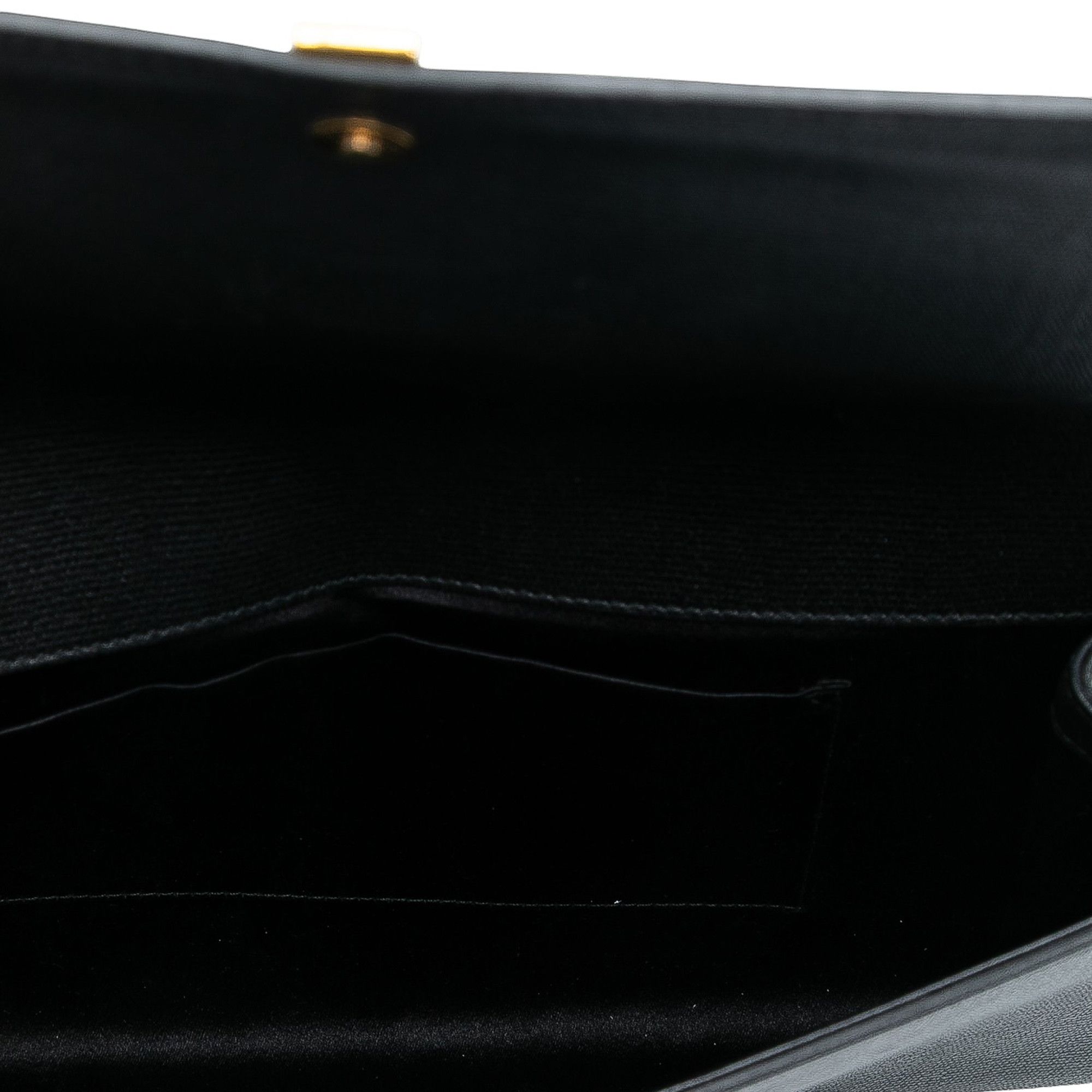 Yves Saint Laurent Yves Saint Laurent Textured Leather Chyc Ligne Clutch Size ONE SIZE - 4 Thumbnail