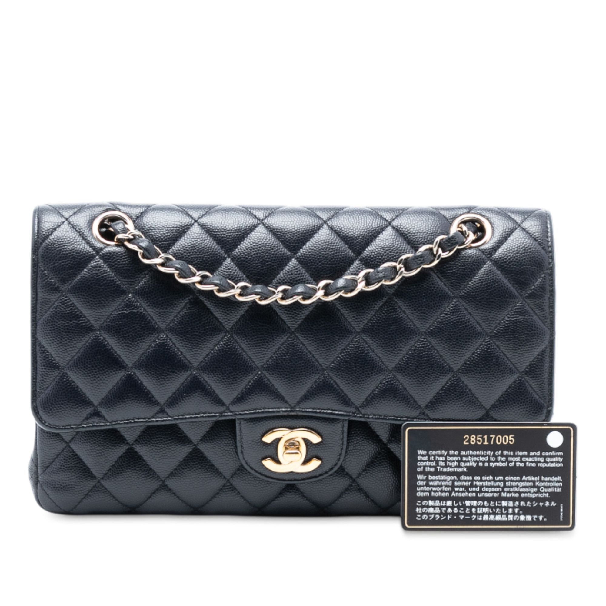 Chanel Chanel Medium Classic Caviar Double Flap Size ONE SIZE - 8 Thumbnail