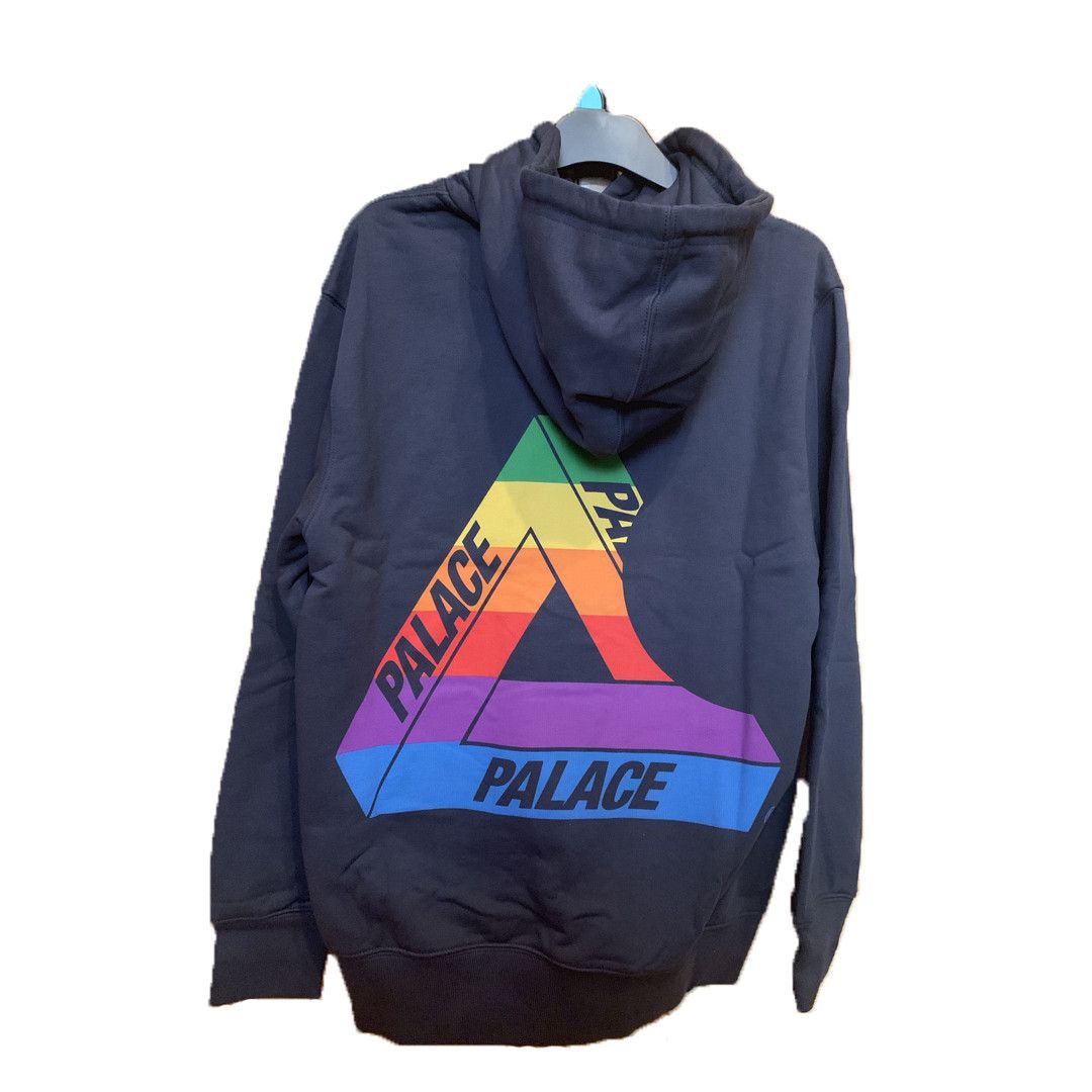 Palace Palace Jobsworth hoodie small navy new Grailed