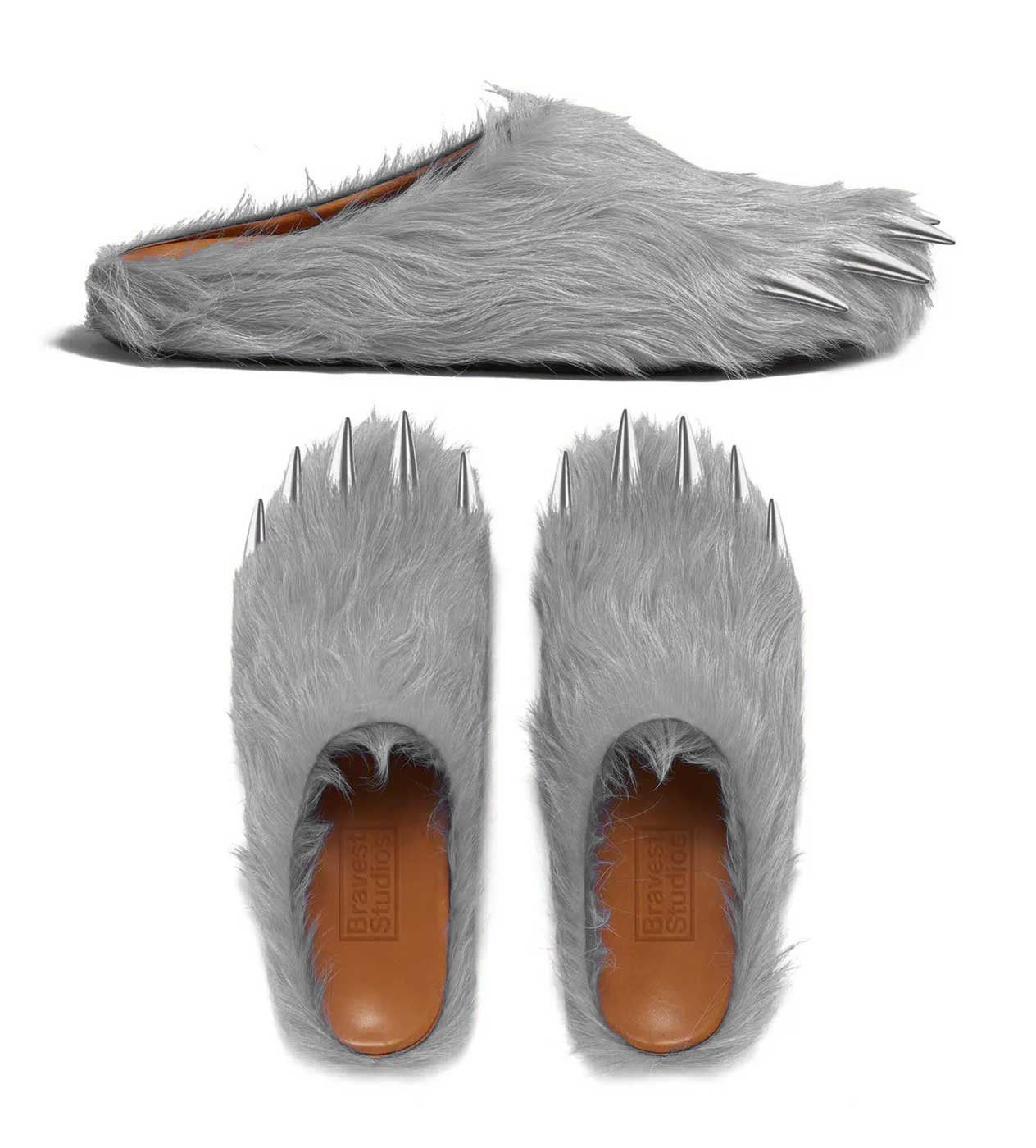 Bravest Studios Bear Claw Mule Grey Size US 5 / EU 37 - 2 Thumbnail