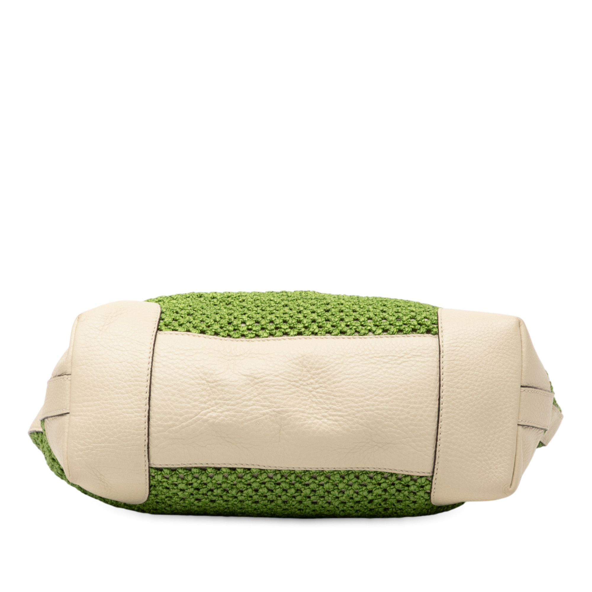 Gucci Gucci Large Raffia Bamboo Shopper Tote Size ONE SIZE - 3 Thumbnail