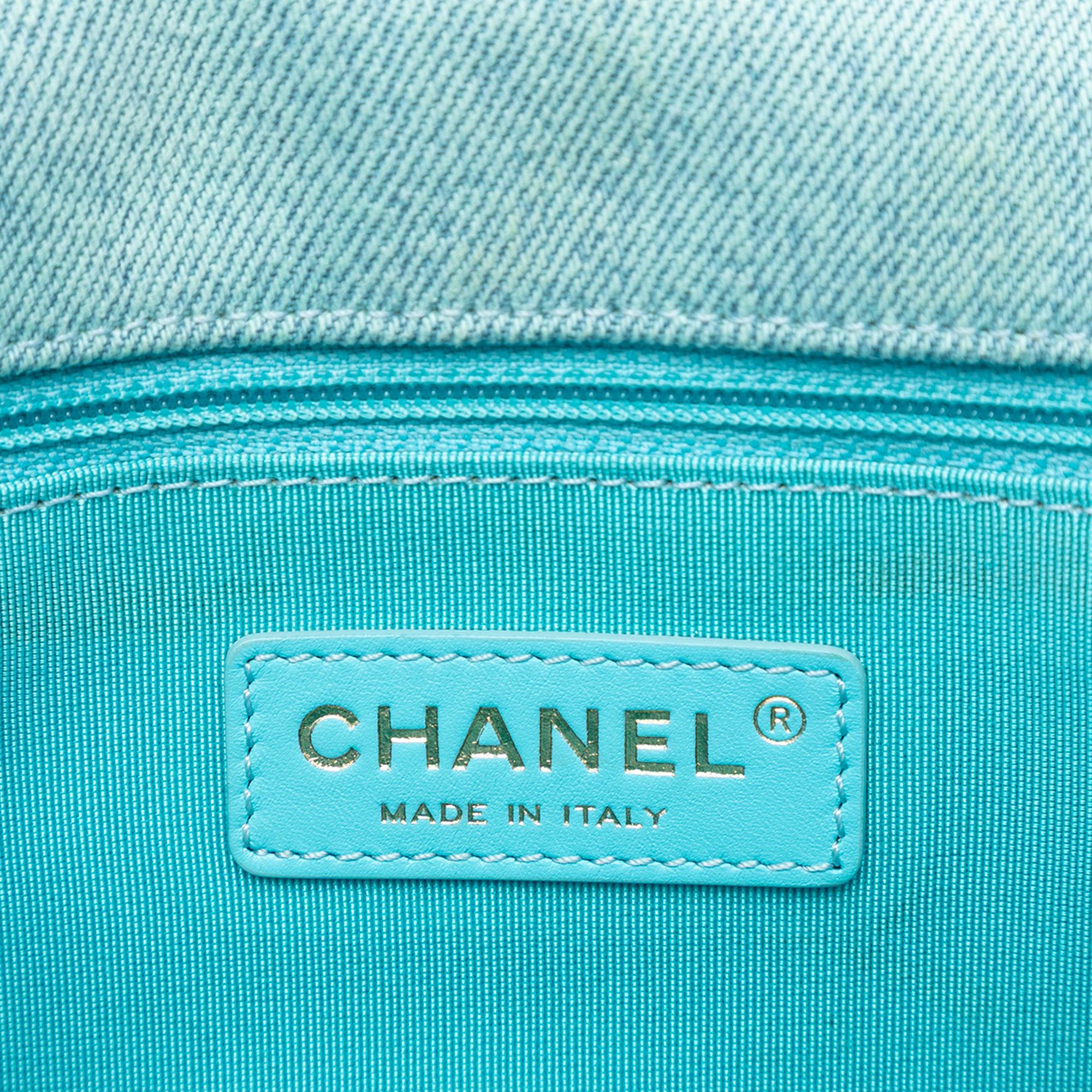 Chanel Chanel Small CC Quilted Denim Messenger Flap Size ONE SIZE - 5 Thumbnail