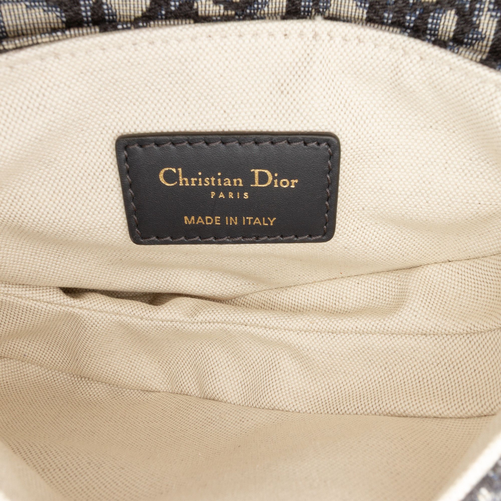 Dior Dior Mini Oblique Canvas Saddle Bag Size ONE SIZE - 4 Thumbnail