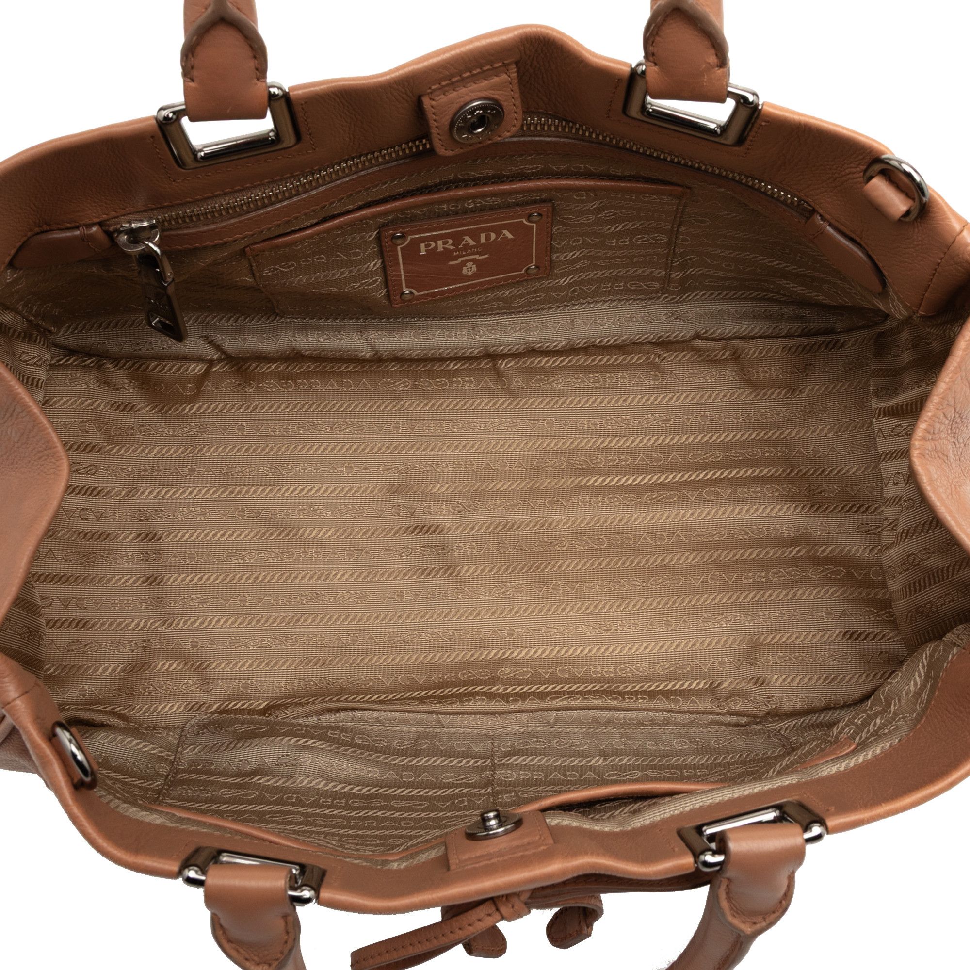 Prada Vitello Ribbon Satchel