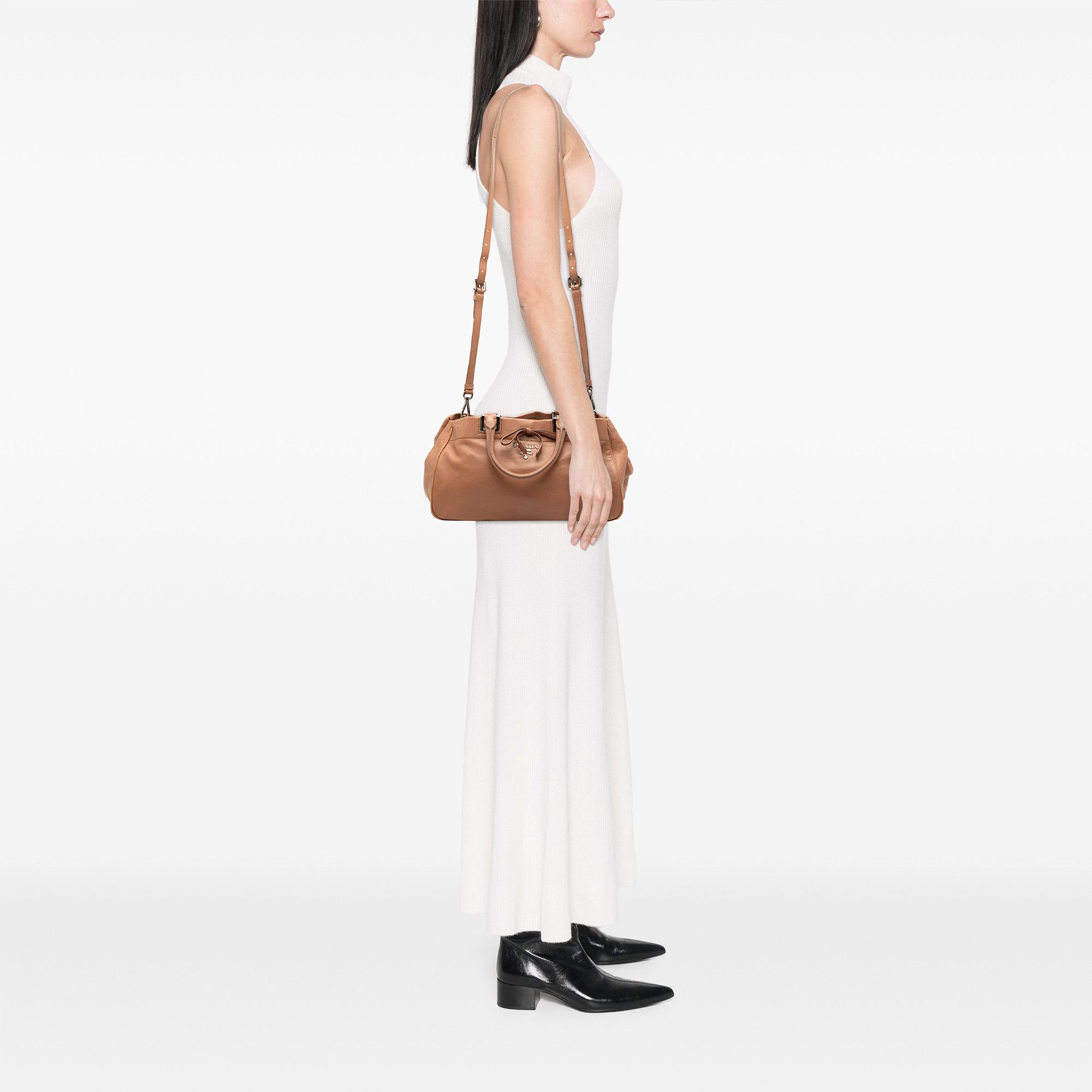 Prada Vitello Ribbon Satchel